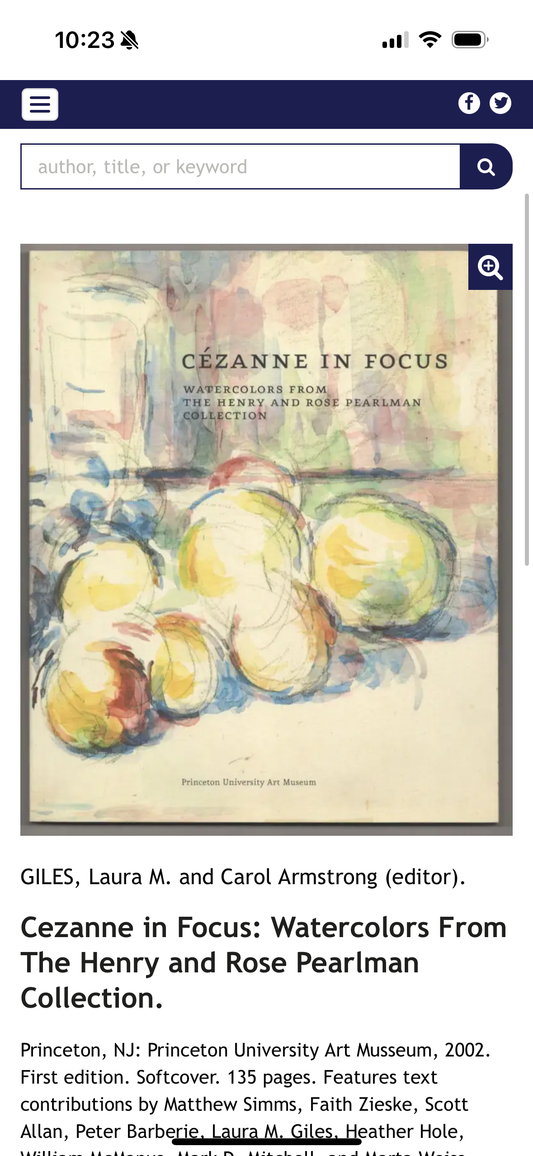 Cezanne in Focus: Watercolors From The Henry and Rose Pearlman Collection - Princeton University Art Museum