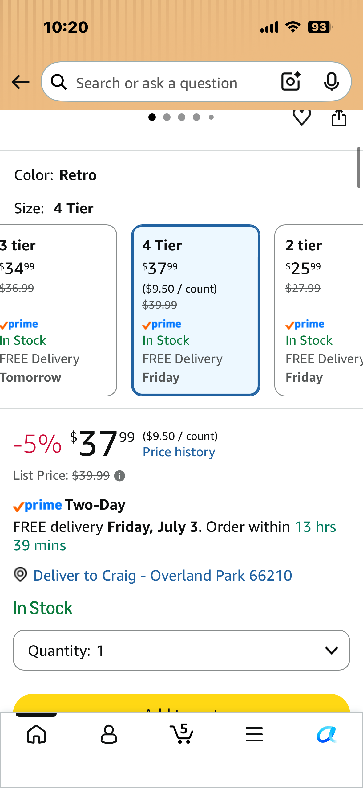 4-Tier Stackable Paper Tray, Retro Metal Mesh, Wood Board, Desktop Organizer, For Home, Office, School