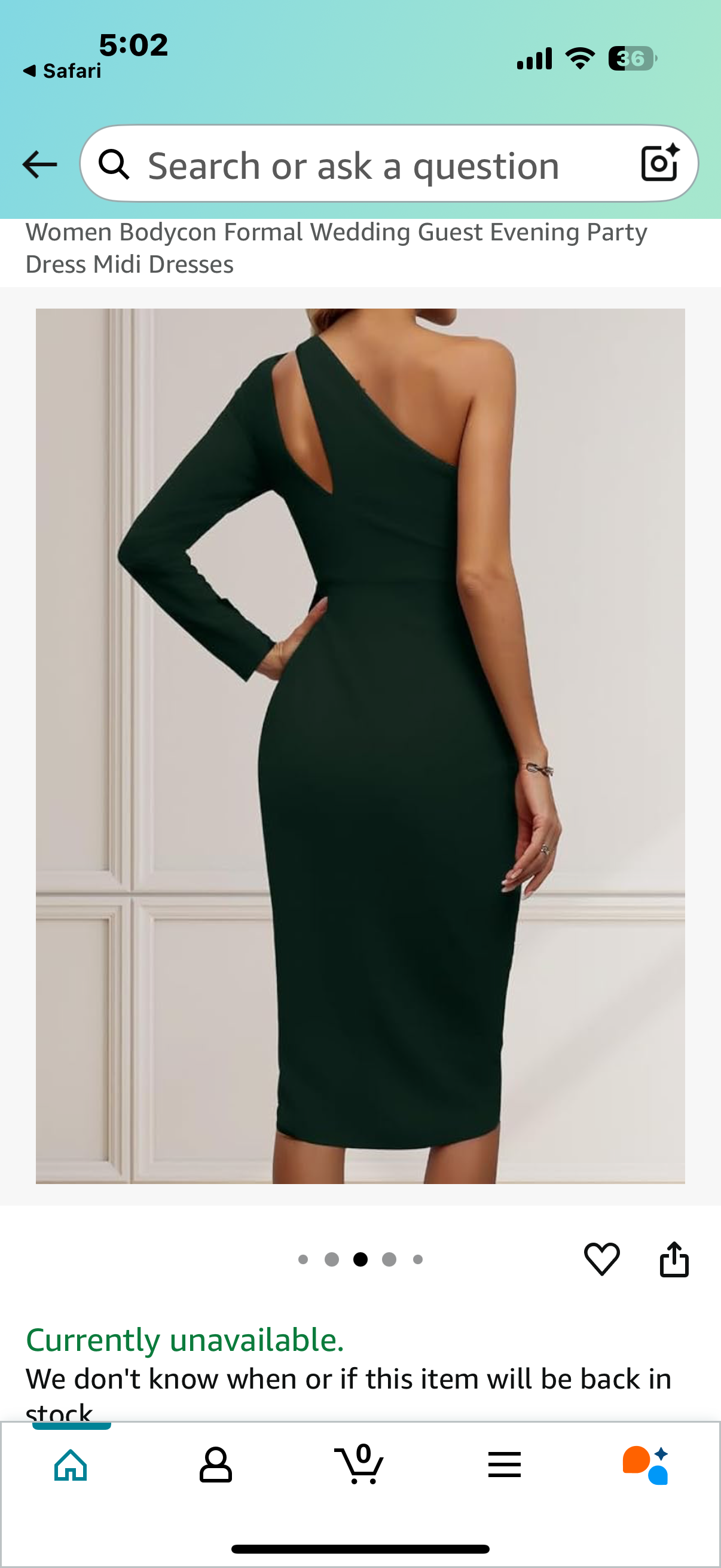 Women's One Shoulder Long Sleeve Sexy Cocktail Wedding Maxi Long Dress Bodycon Dress Party Dress with Slit Black (Size Small and XL)