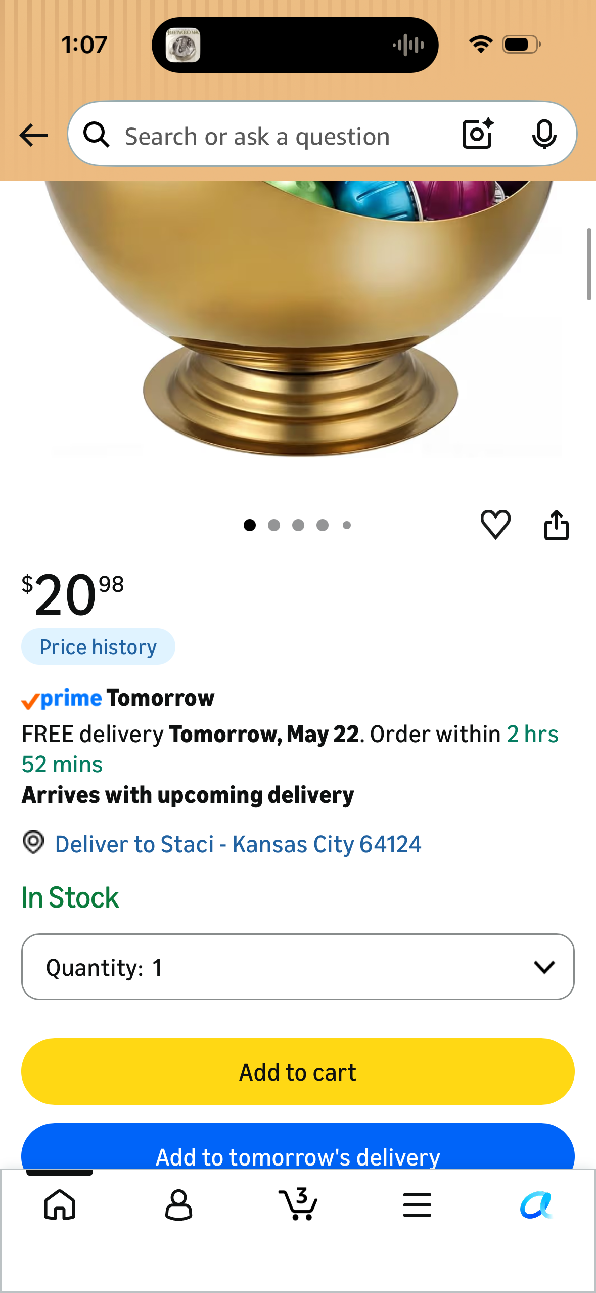 Coffee Pod Holder-Coffee Pod Storage-K Cup Holder-Espresso Pod Holder-Coffee Pod Organizer,Large Capacity Countertop Organizer for Kitchen Counter & Office Desktop (Gold)
