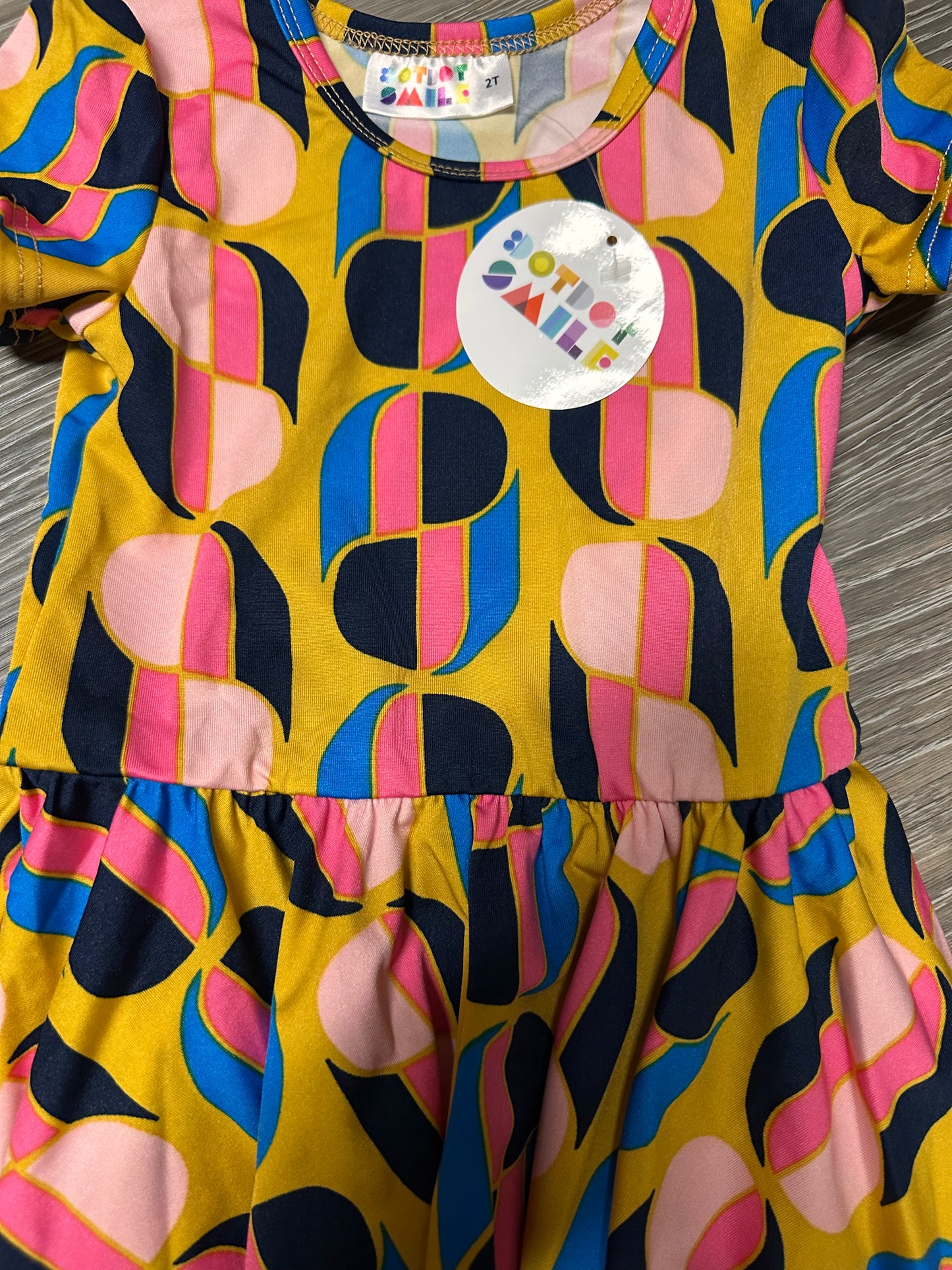 Dotdot Smile Palm Springs  Dress Size 2T