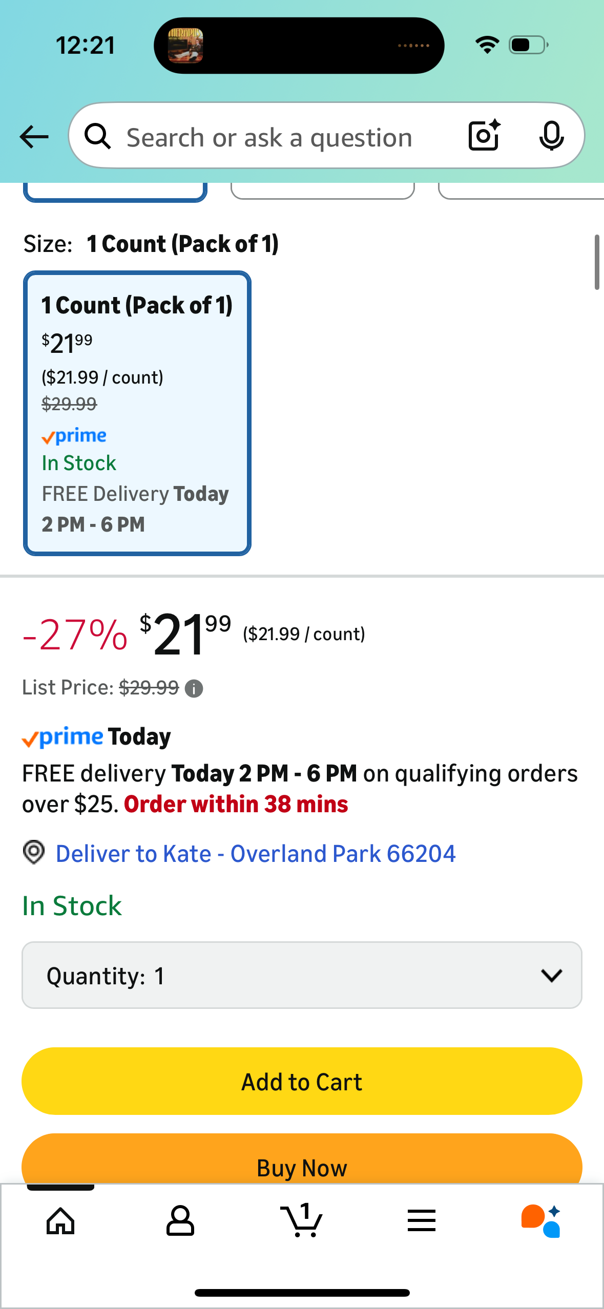 Philips Sonicare Battery Toothbrush, Miami Coral, HY1100/01