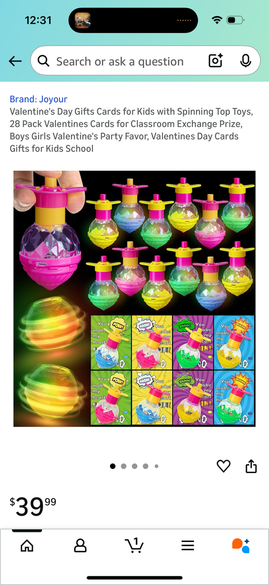Valentine's Day Gifts Cards for Kids, 24 Pack Valentine Cards with Jumping Popper Toys Bulk for Classroom School, Ideal Valentine's Gifts Class Exchange, Valentine Party Favors Prize for Boys Girls