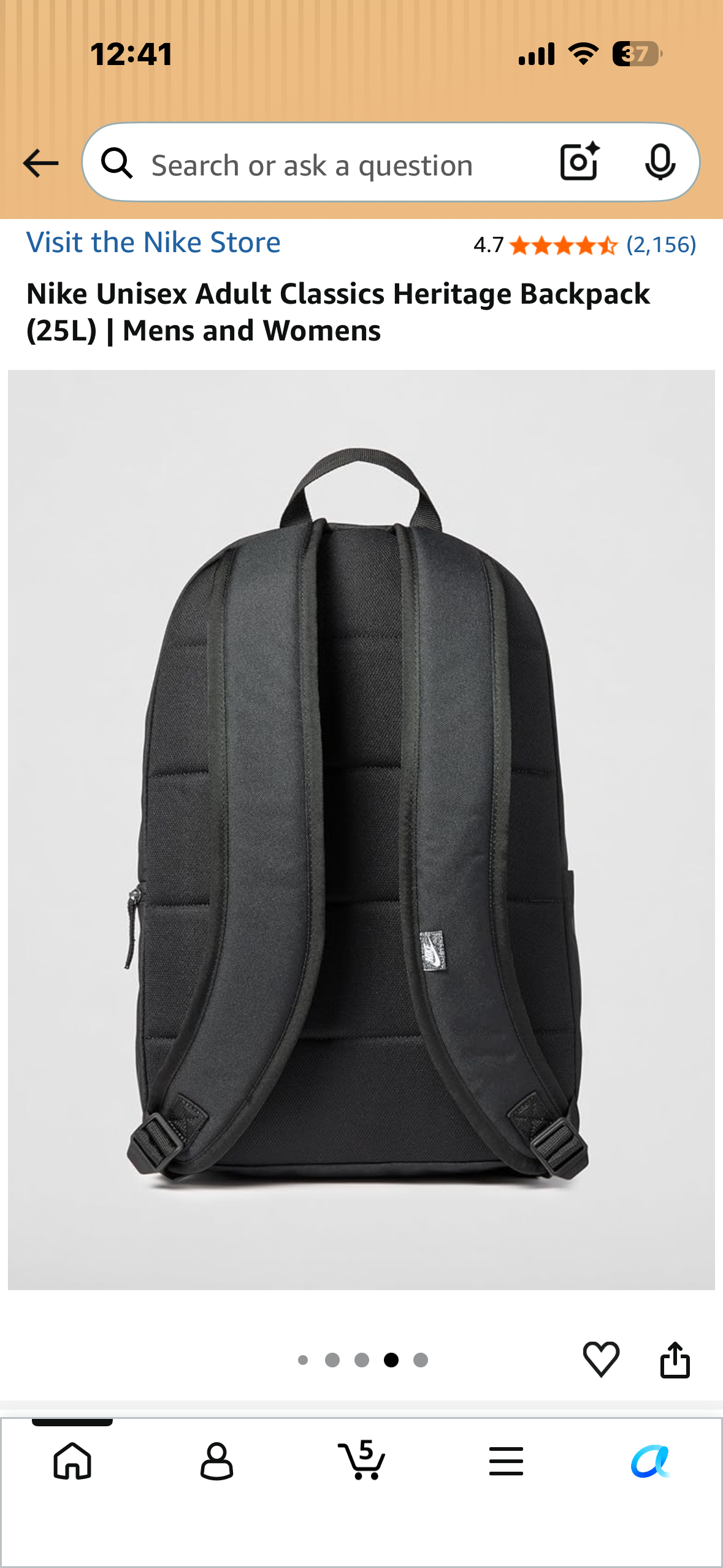 Nike Unisex Adult Classics Heritage Backpack (25L) | Mens and Womens
