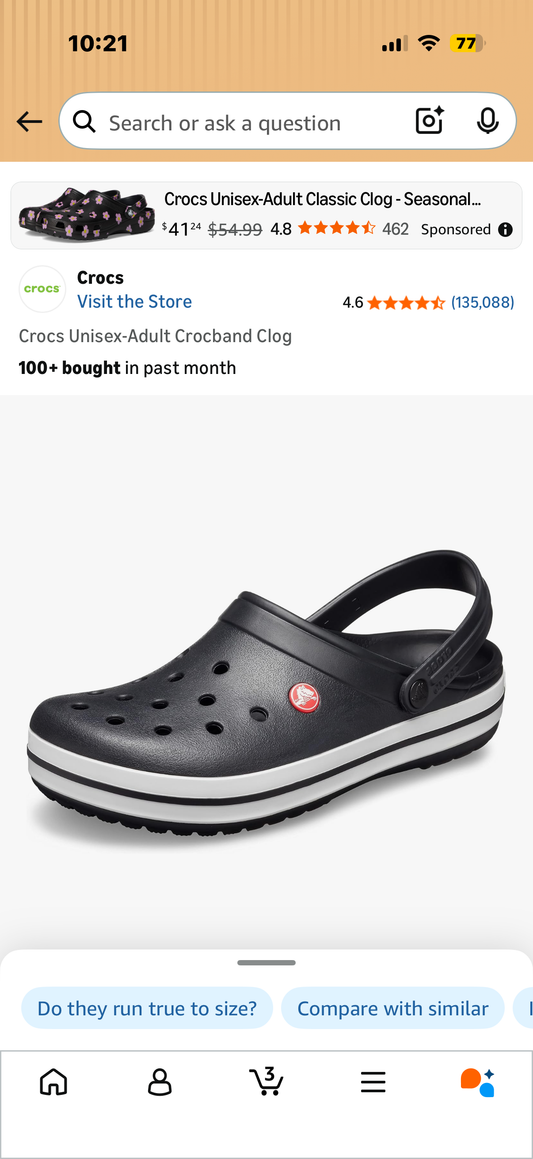 Crocs Unisex-Adult Crocband Clog (Size Mens 10)