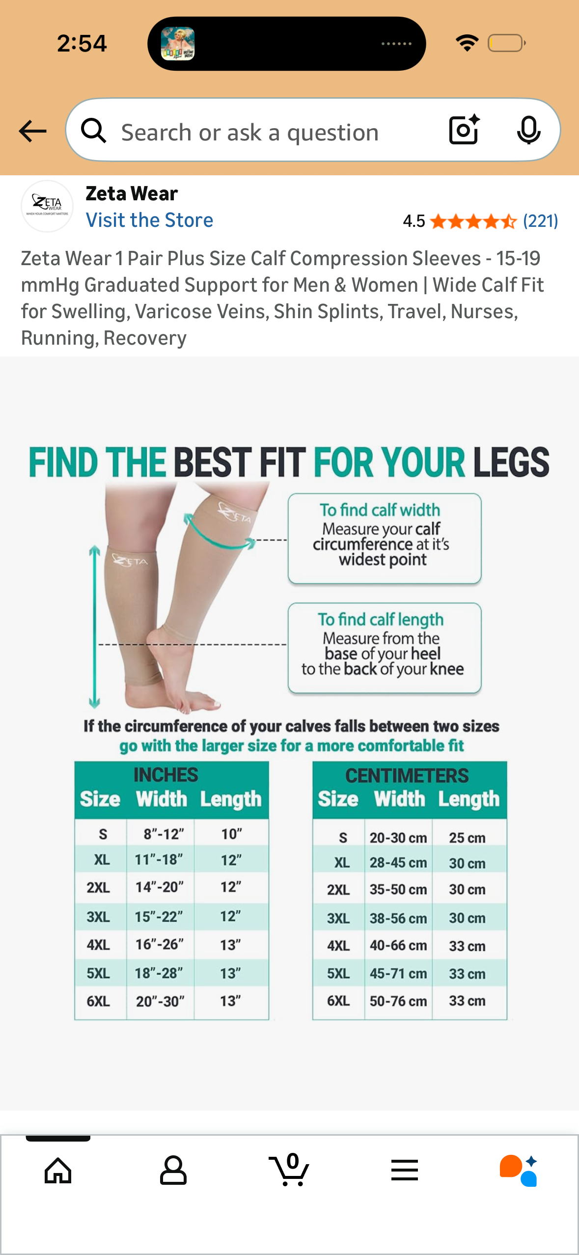 Zeta Wear 1 Pair Plus Size Calf Compression Sleeves - 15-19 mmHg Graduated Support for Men & Women | Wide Calf Fit for Swelling, Varicose Veins, Shin Splints, Travel, Nurses, Running, Recovery (Size XX-Large)