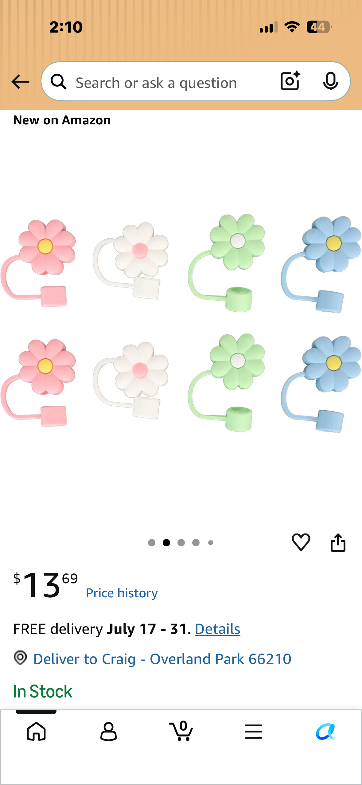 Straw Covers for Stanley Tumblers, Flower Straw Toppers, Silicone Straw Cover Caps for Stanley Tumbler Cup, Dust-proof, Spill-proof