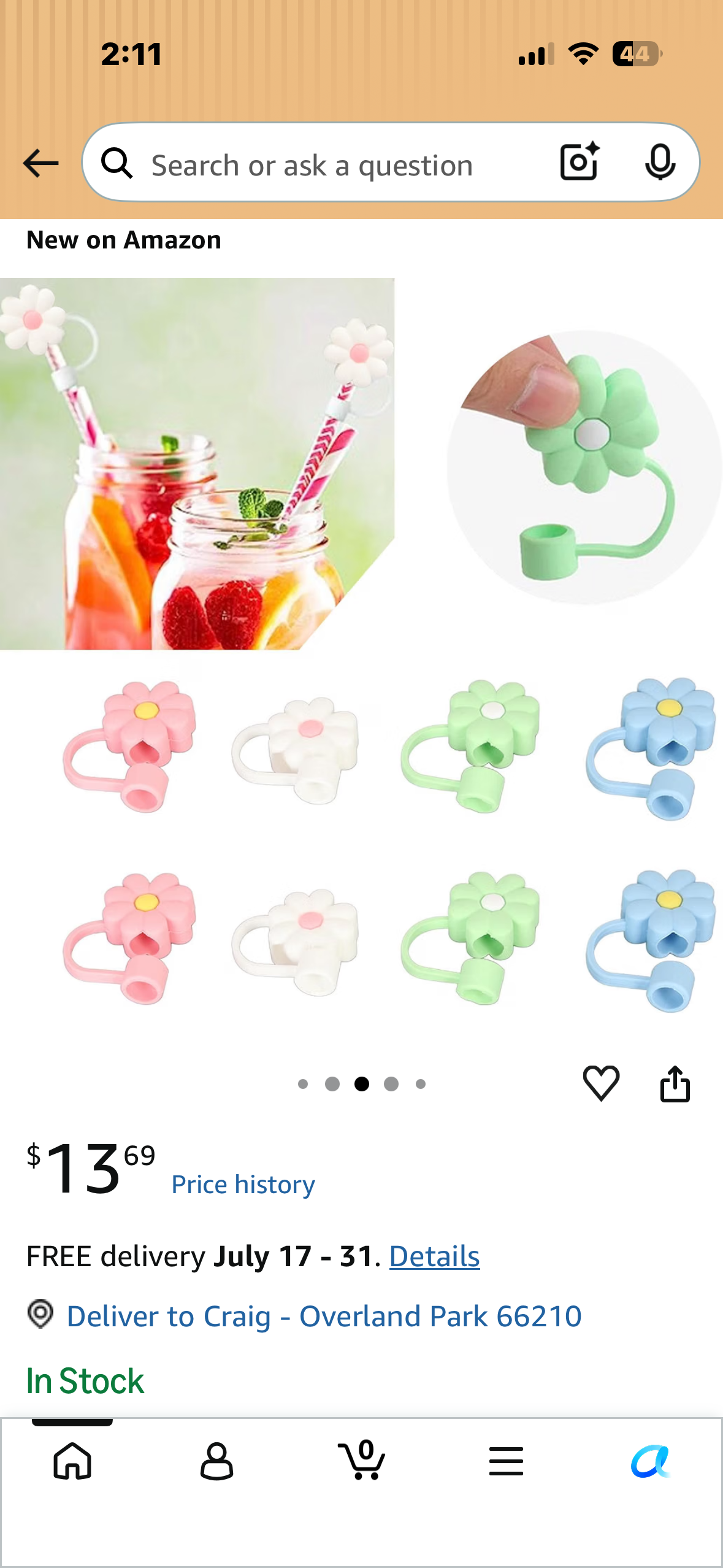Straw Covers for Stanley Tumblers, Flower Straw Toppers, Silicone Straw Cover Caps for Stanley Tumbler Cup, Dust-proof, Spill-proof