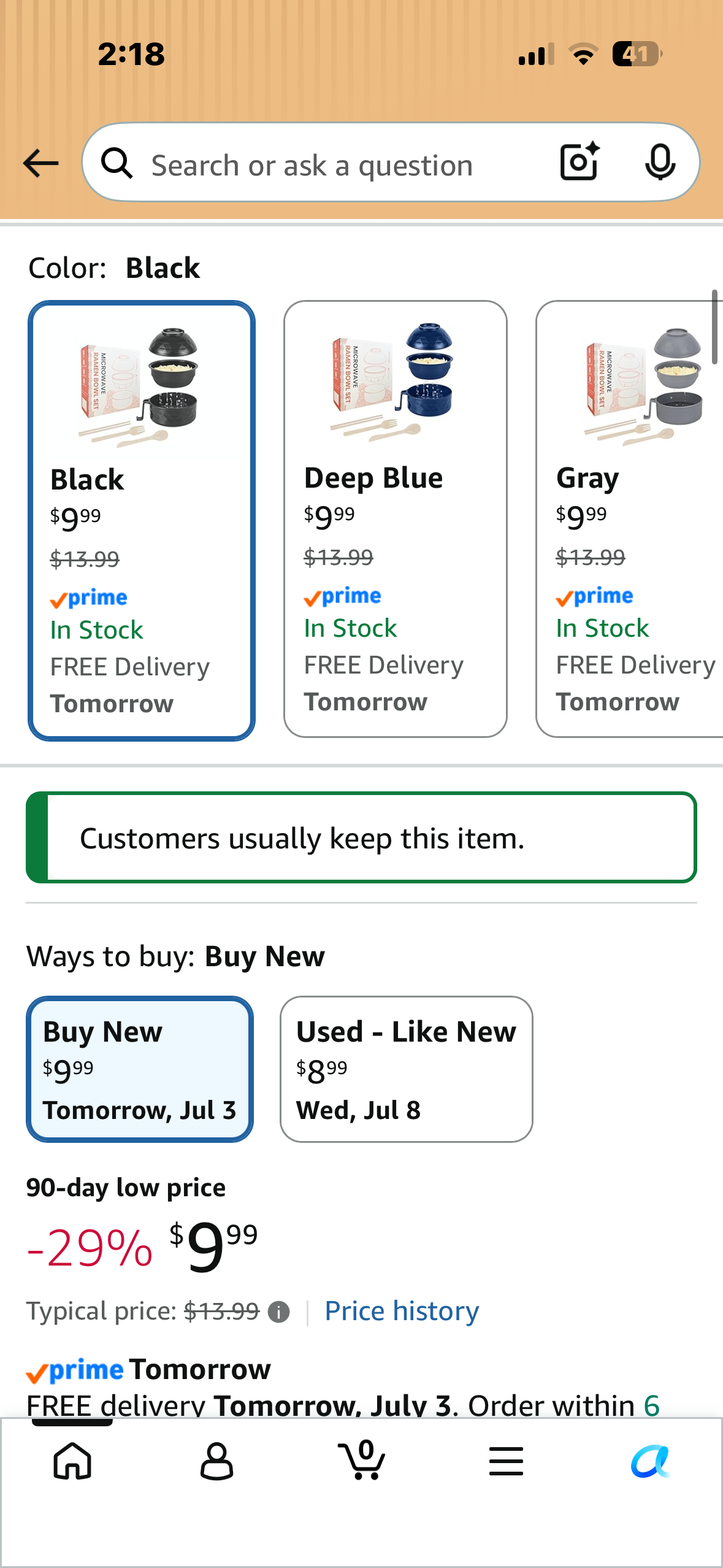 Microwave Ramen Cooker, Ramen Bowl Set, Microwave Noodle Bowl With Chopsticks and Spoon, College Dorm Room Essentials for Girls for Boys, Apartment Essentials, BPA-Free. (black) …