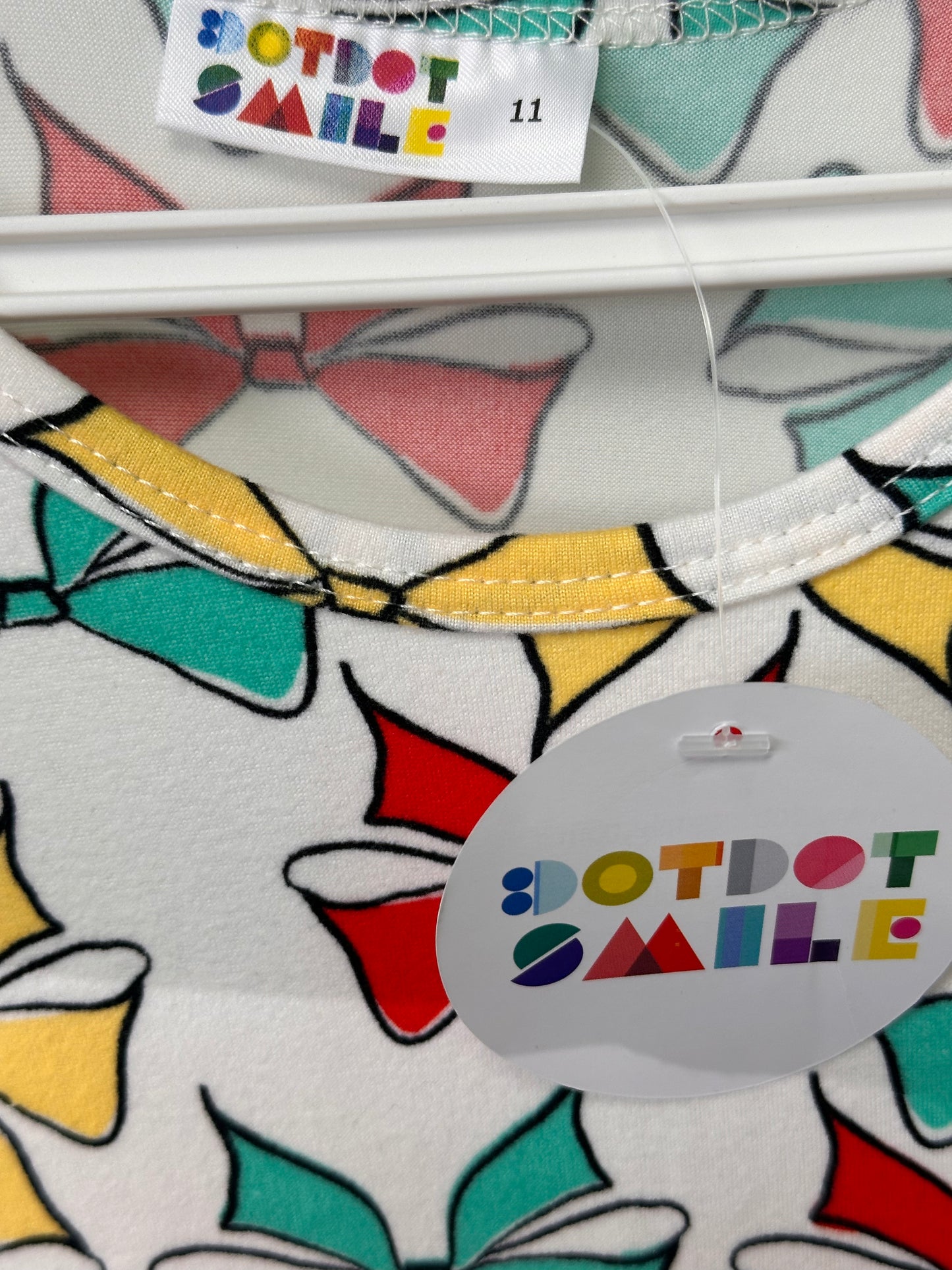 Dotdot Smile Size 11 Bows Dress