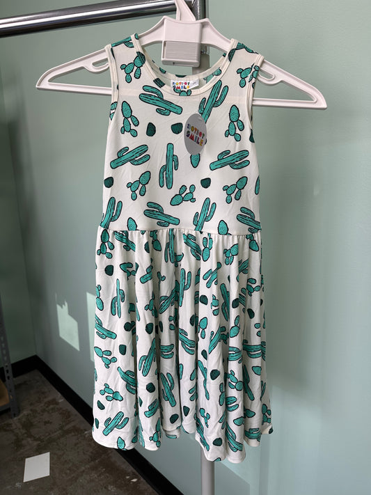Dotdot Smile Size 5/6 Cactus Dress