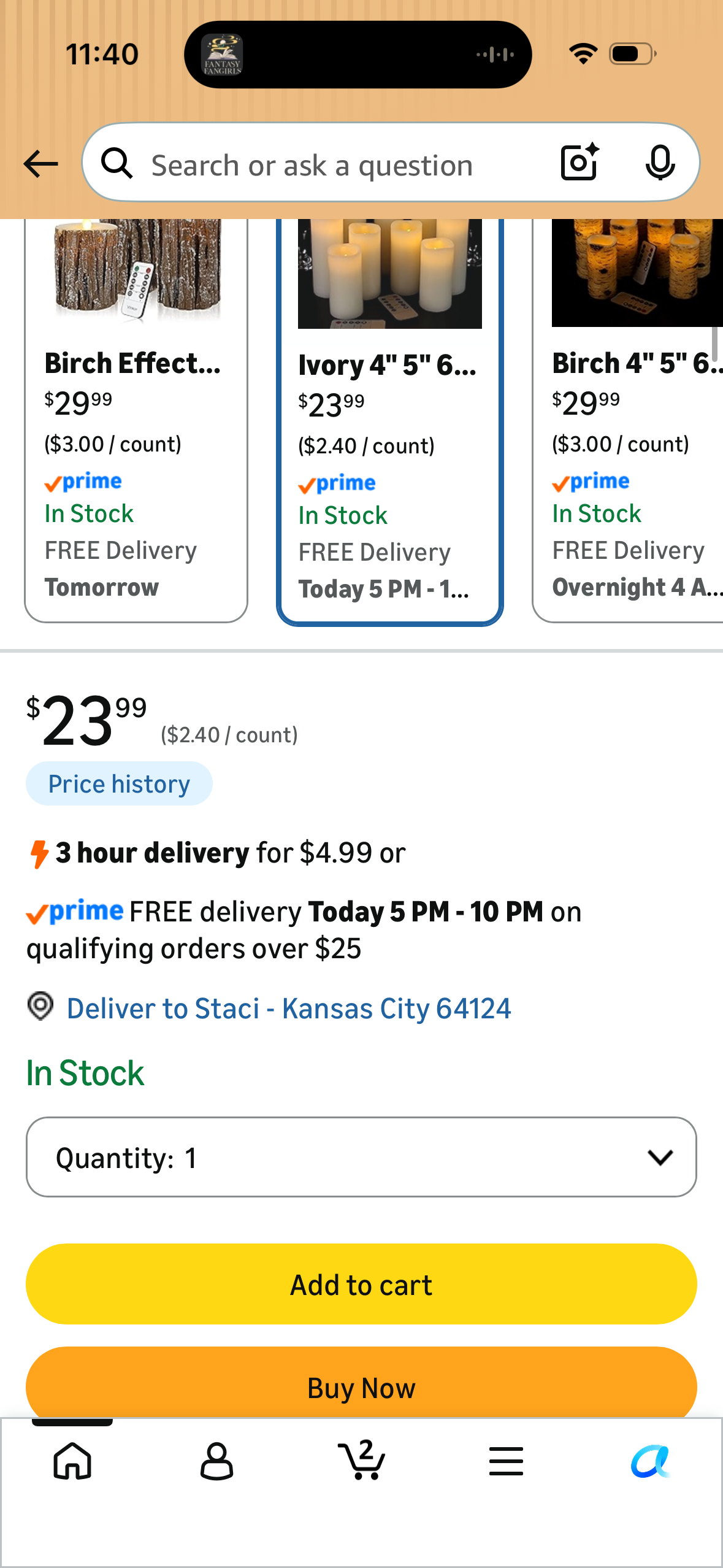 Vinkor Flameless Candles Battery Operated Candles Real Wax Pillar LED Candles with 10-Key Remote and Cycling 24 Hours Timer (Ivory 4" 5" 6" 7" 8" 9")