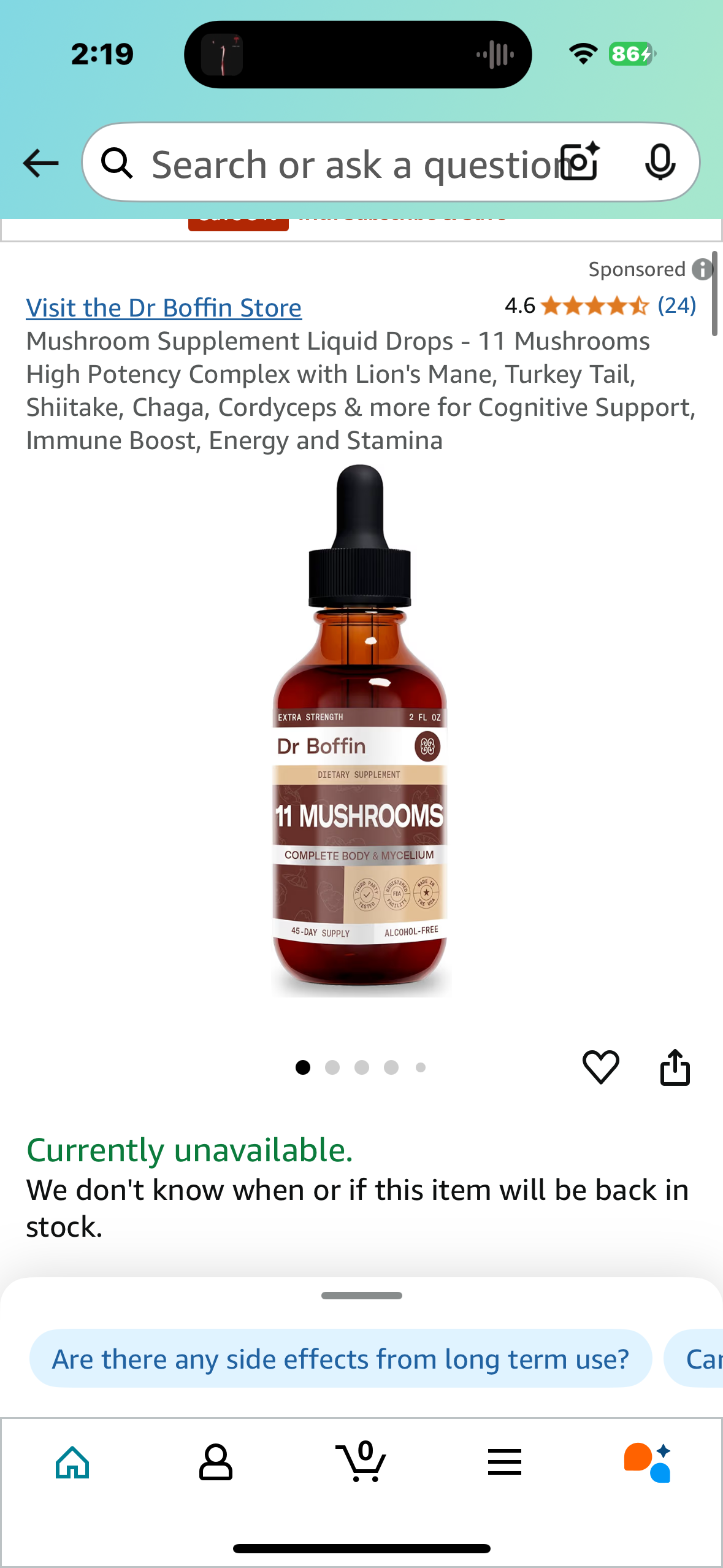 Mushroom Supplement Liquid Drops - 11 Mushrooms High Potency Complex with Lion's Mane, Turkey Tail, Shiitake, Chaga, Cordyceps & more for Cognitive Support, Immune Boost, Energy and Stamina