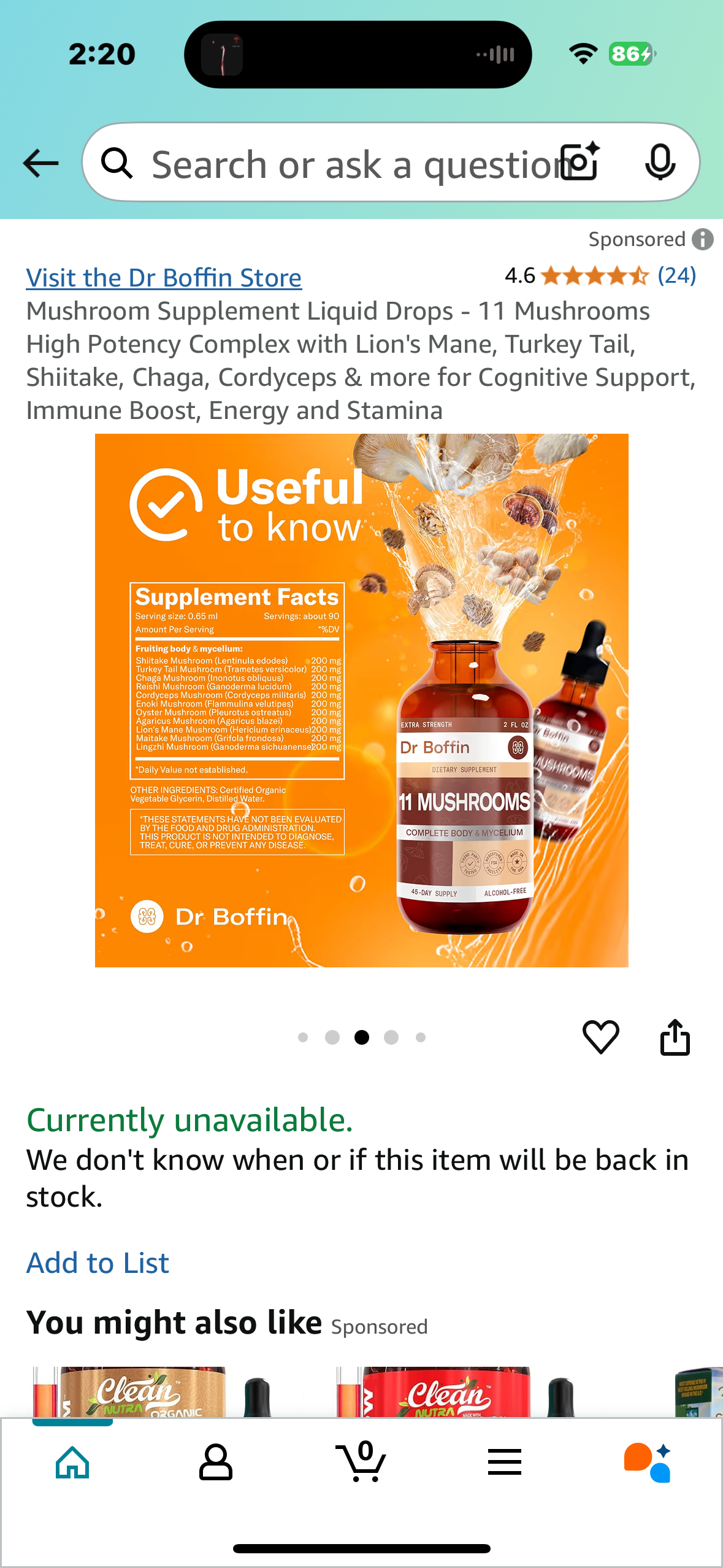 Mushroom Supplement Liquid Drops - 11 Mushrooms High Potency Complex with Lion's Mane, Turkey Tail, Shiitake, Chaga, Cordyceps & more for Cognitive Support, Immune Boost, Energy and Stamina