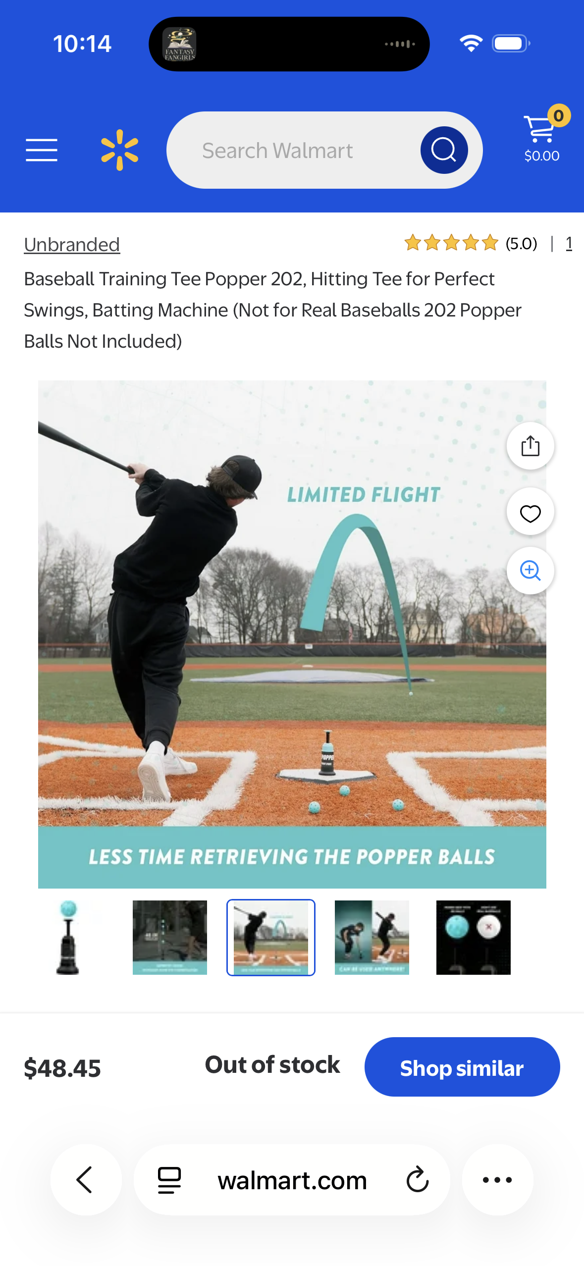 Baseball Training Tee Popper 202, Hitting Tee for Perfect Swings, Batting Machine (Not for Real Baseballs 202 Popper Balls Not Included)