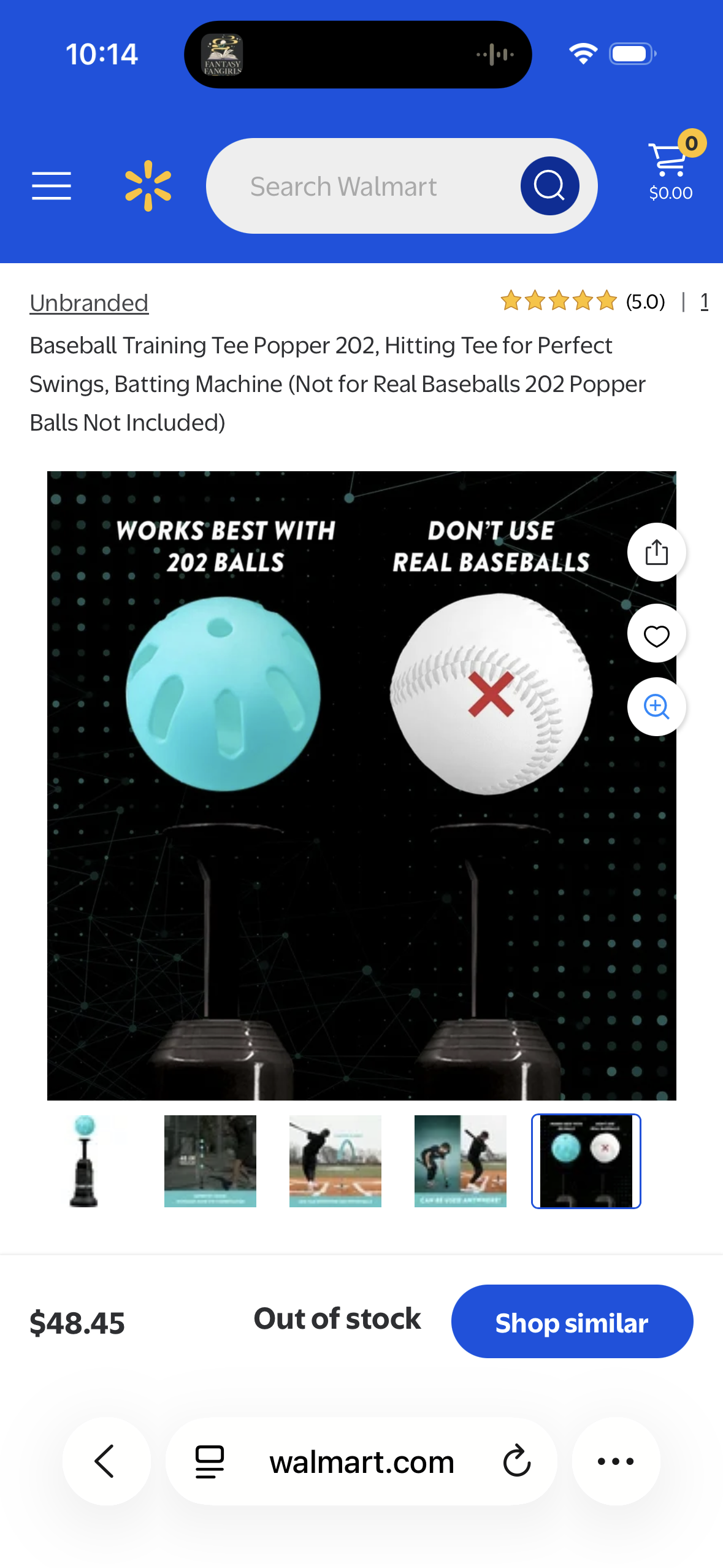Baseball Training Tee Popper 202, Hitting Tee for Perfect Swings, Batting Machine (Not for Real Baseballs 202 Popper Balls Not Included)