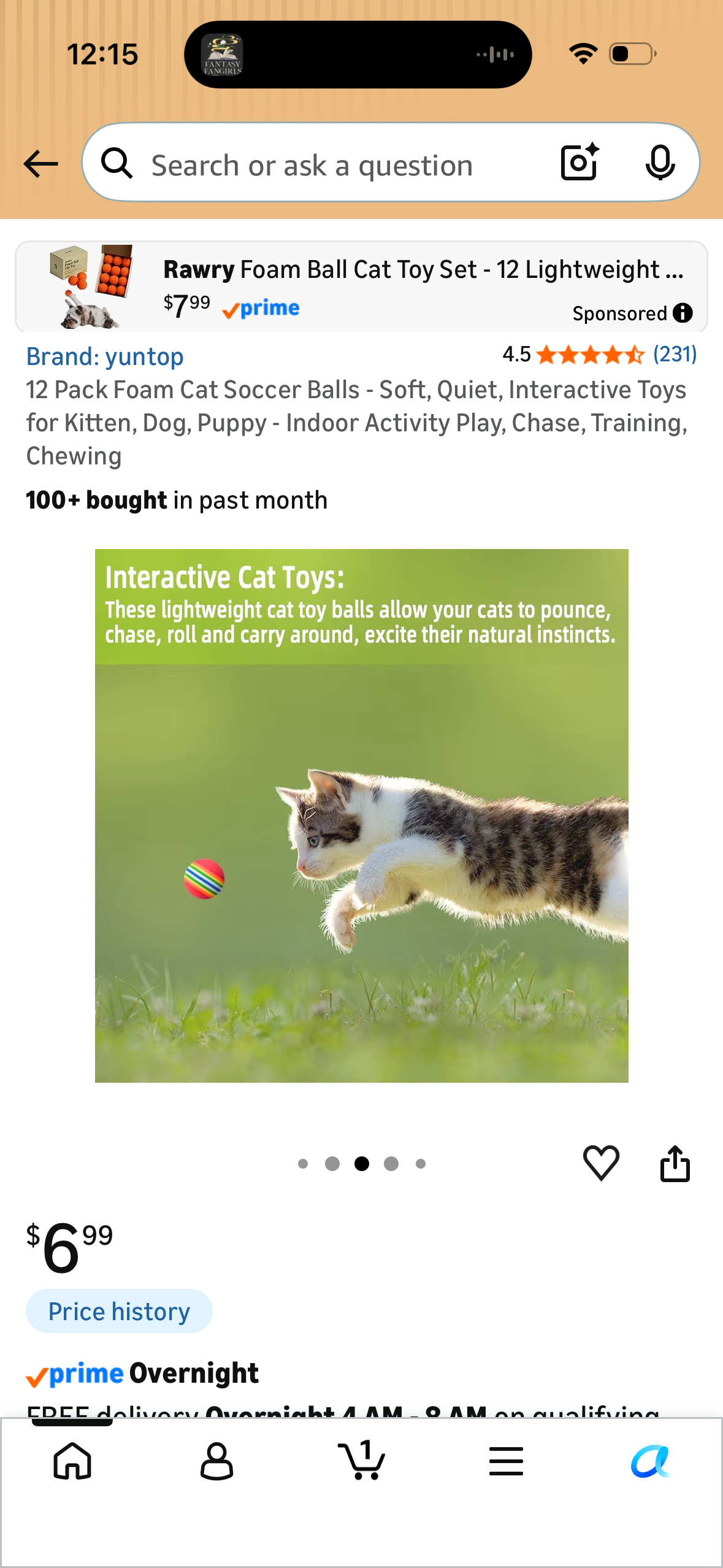 12 Pack Foam Cat Soccer Balls - Soft, Quiet, Interactive Toys for Kitten, Dog, Puppy - Indoor Activity Play, Chase, Training, Chewing