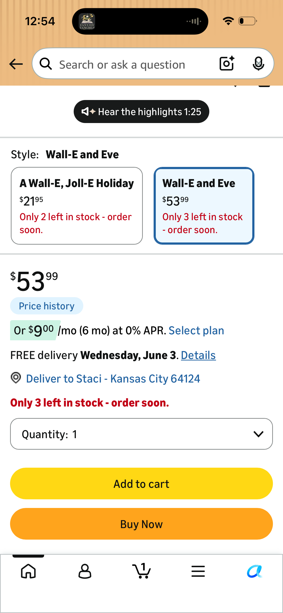 Hallmark Keepsake Christmas Ornament 2023, Disney and Pixar Wall-E 15th Anniversary Wall-E and Eve, Gifts for Disney Fans