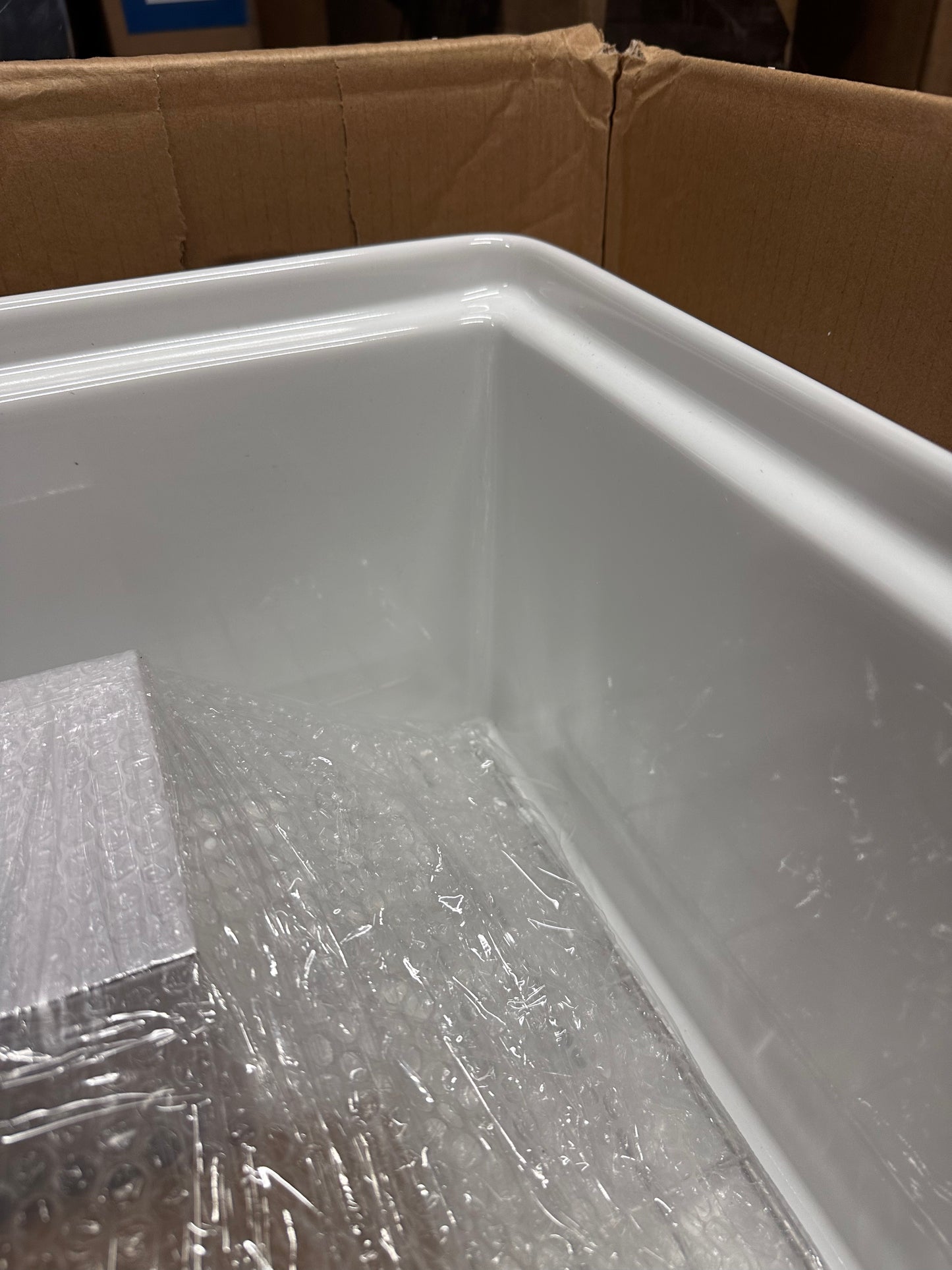 Farmhouse Workstation Sink 30 Inch for Kitchen - White Apron Front Fireclay Kitchen Sink Reversible 30"x20"x10", Farm House Style Heavy Duty Deep Single Bowl (R687)