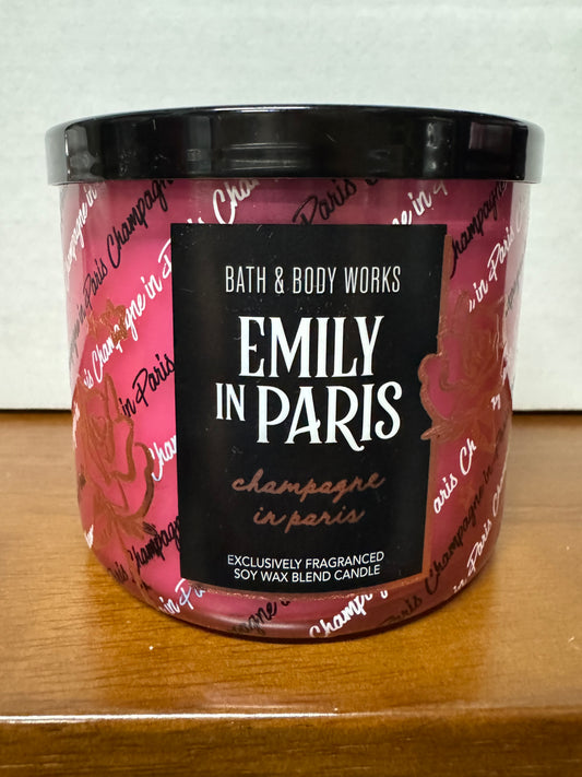 Bath and Body Works - Emily in Paris, Champagne in Paris, 3-Wick Candle
