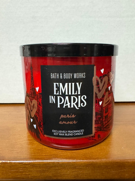 Bath and Body Works - Emily in Paris, Paris Amour, 3-Wick Candle