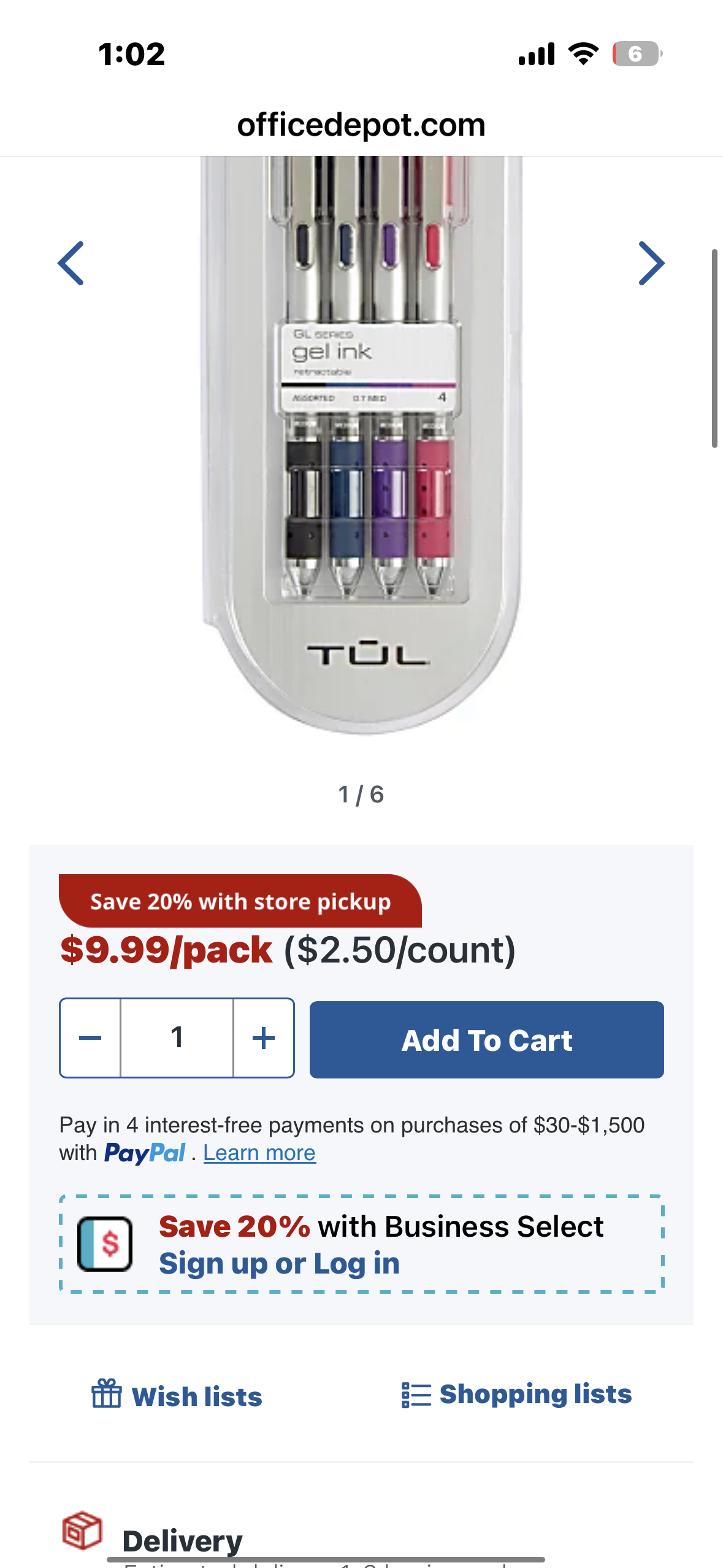TUL® Retractable Gel Pens, Medium Point, 0.7 mm, Silver Barrel, Black/Navy/Purple/Lavender Inks, Pack Of 4 Pens