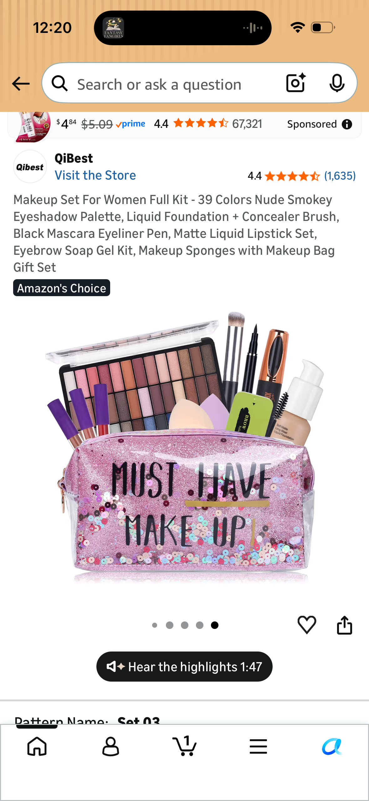 Makeup Set For Women Full Kit - 39 Colors Nude Smokey Eyeshadow Palette, Liquid Foundation + Concealer Brush, Black Mascara Eyeliner Pen, Matte Liquid Lipstick Set, Eyebrow Soap Gel Kit, Makeup Sponges with Makeup Bag Gift Set
