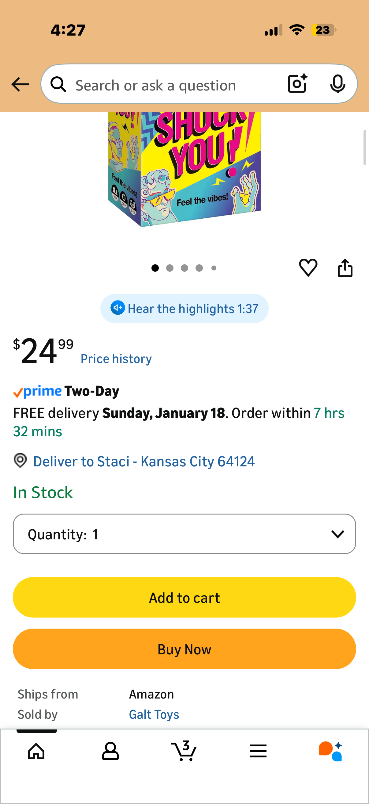 Party & Co Shock You Game