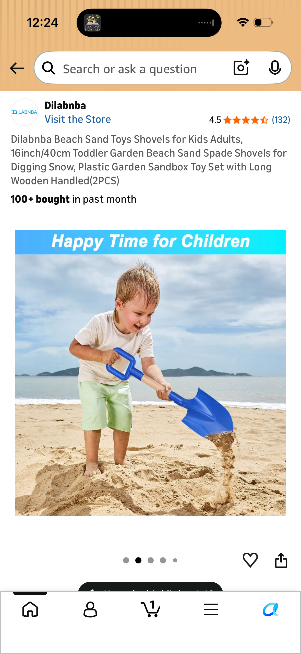 Dilabnba Beach Sand Toys Shovels for Kids Adults, 16inch/40cm Toddler Garden Beach Sand Spade Shovels for Digging Snow, Plastic Garden Sandbox Toy Set with Long Wooden Handled(2PCS)