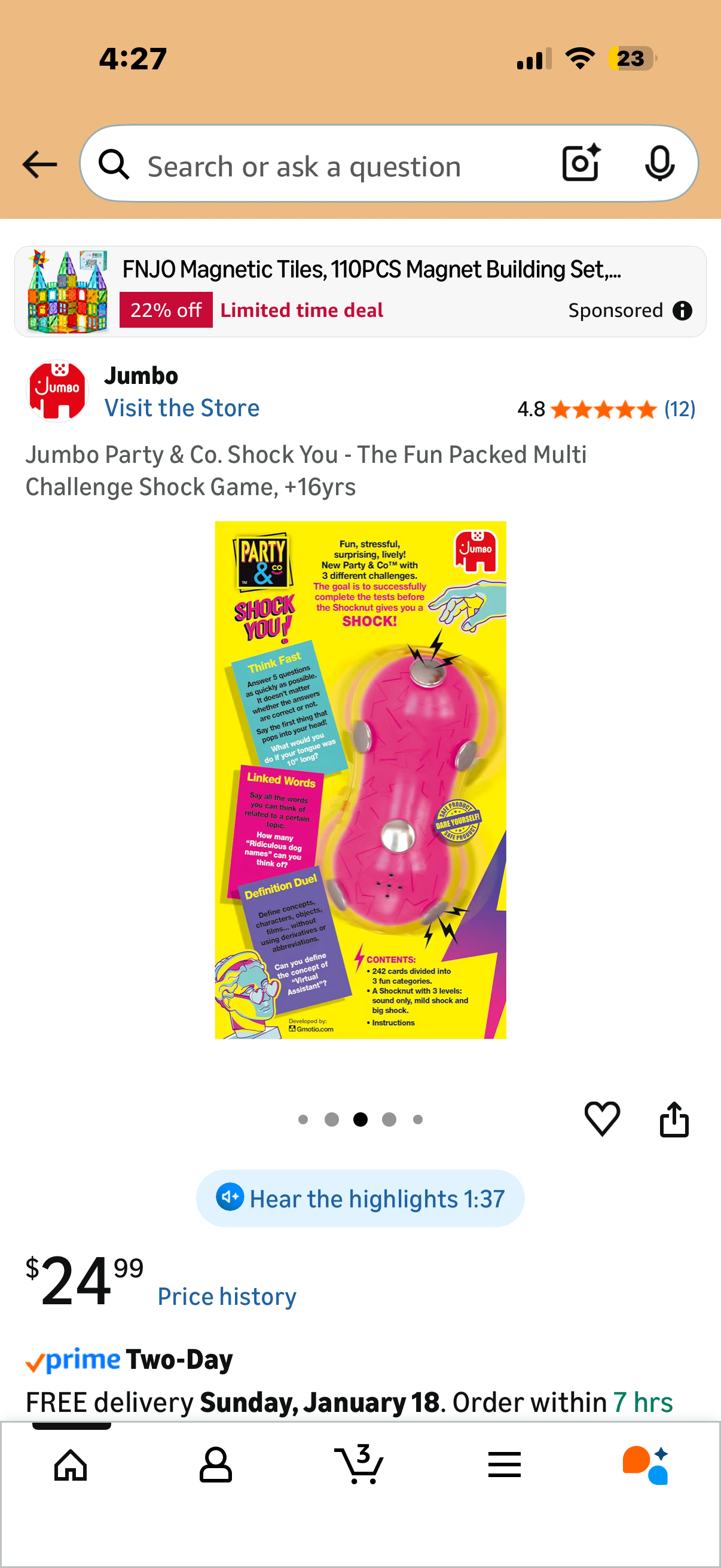Party & Co Shock You Game