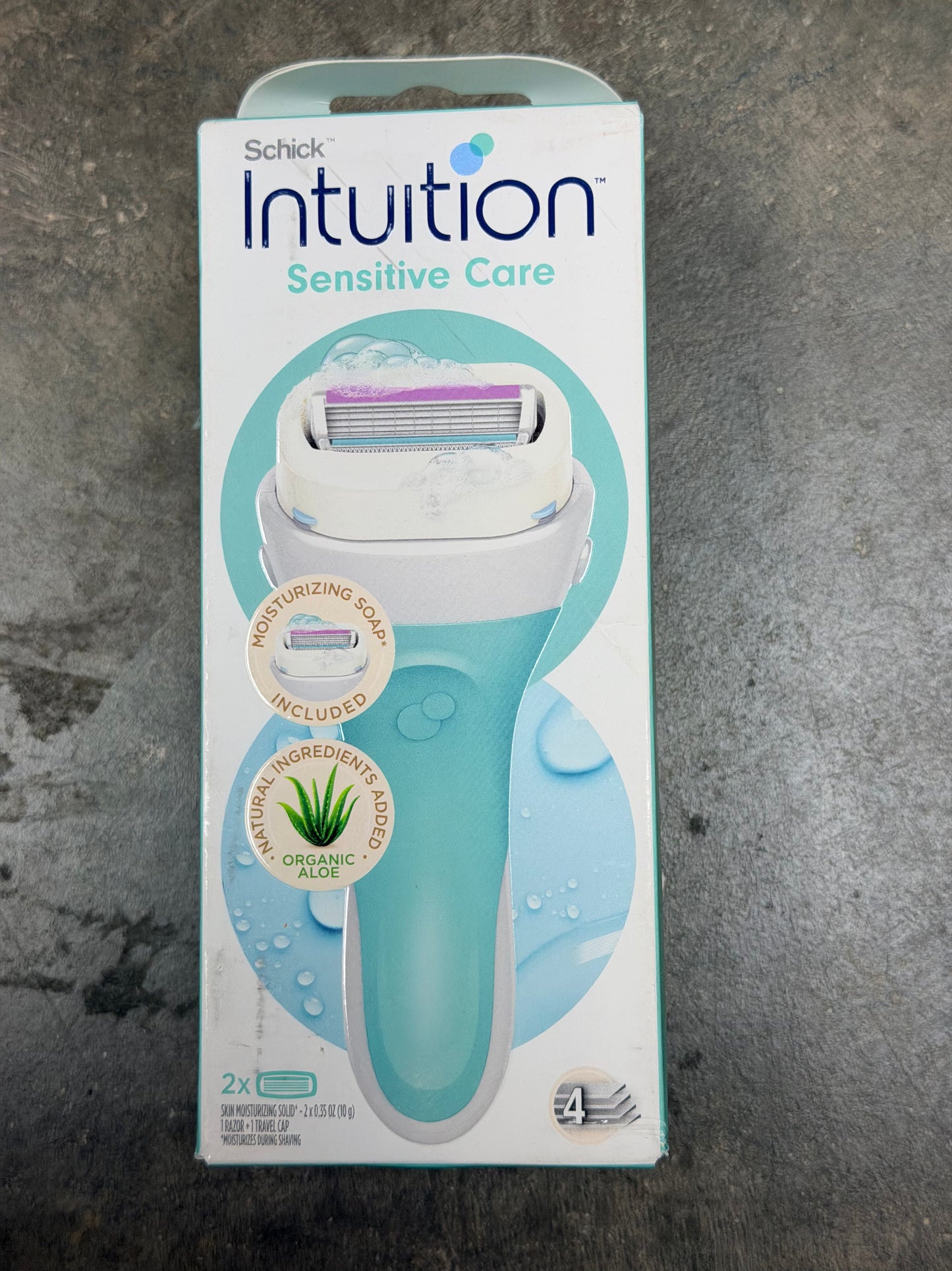 Schick Intuition Sensitive Care Razor for Women with 2 Moisturizing Razor Blade Refills