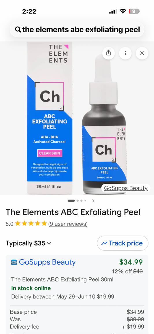 The Elements ABC Exfoliating Peel