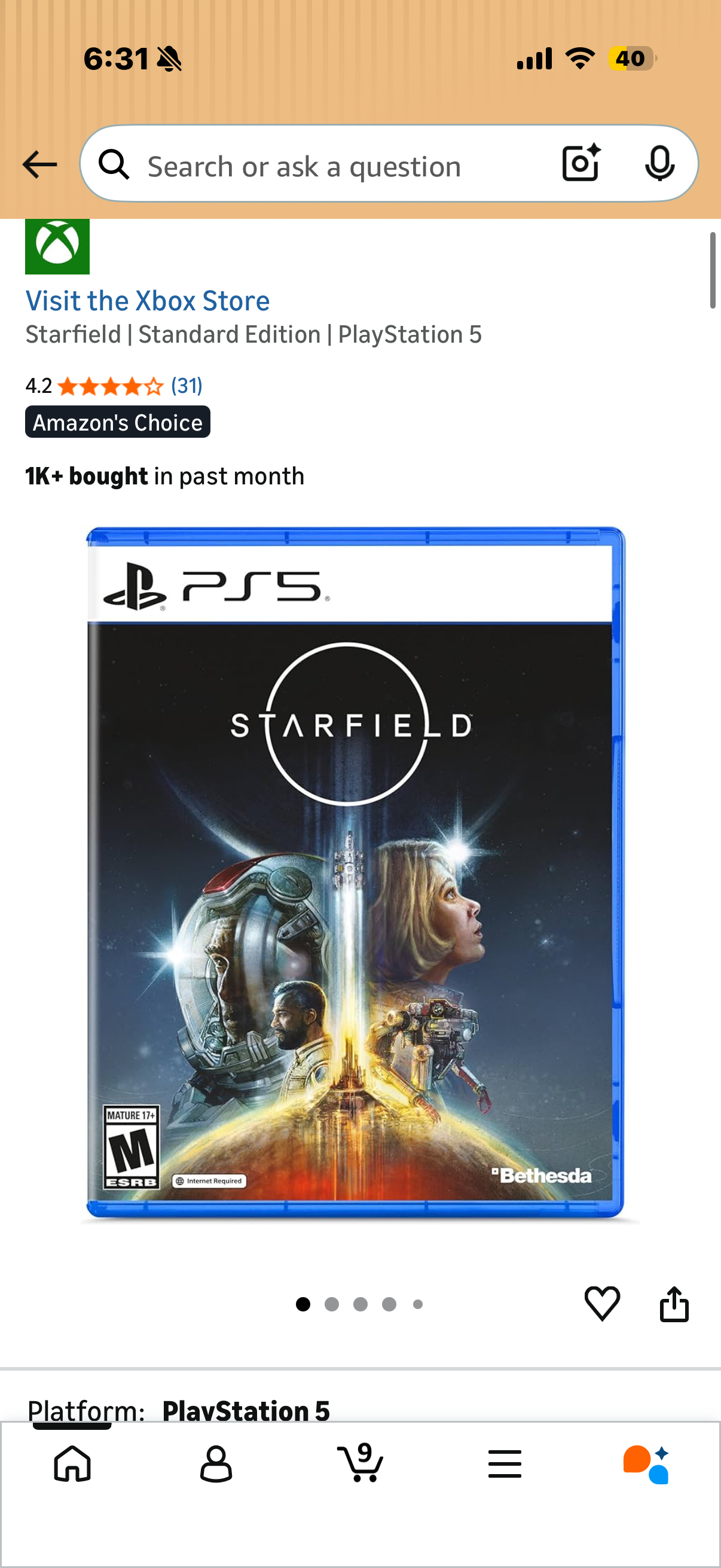 Starfield | Standard Edition | PlayStation 5