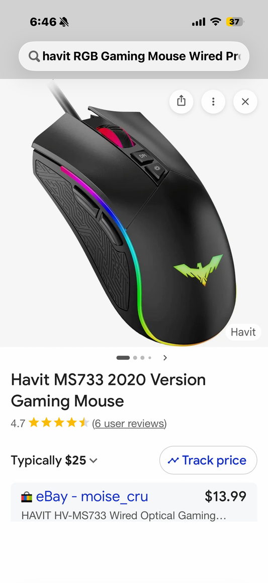 Havit MS733 2020 Version Gaming Mouse