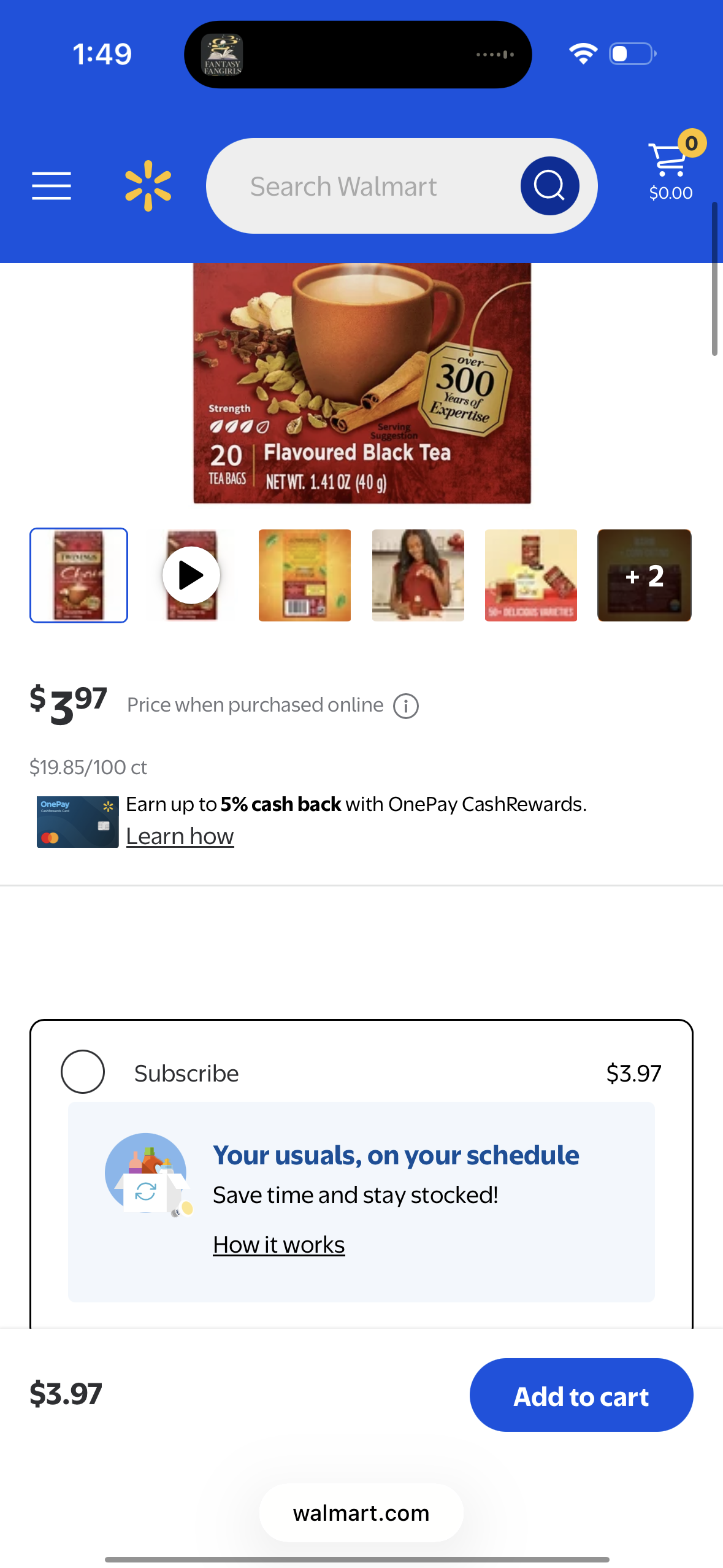 Twinings Chai Spiced Black Tea Bags, 20 Count Box