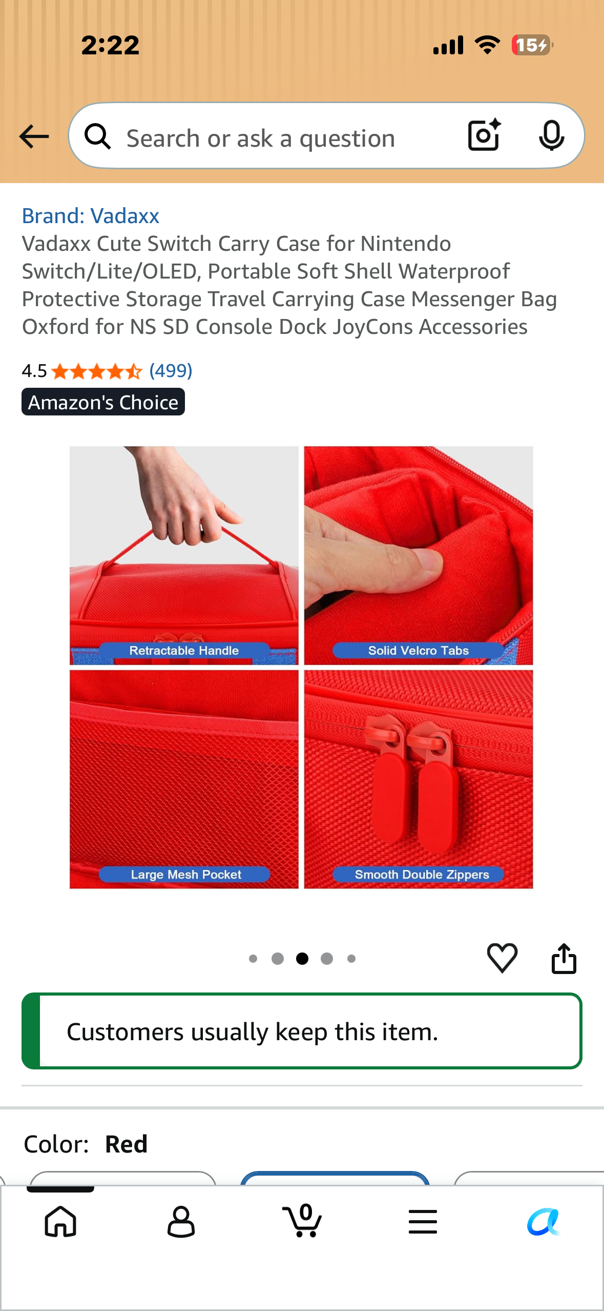 Switch Carry Case for Nintendo Switch/Lite/OLED, Portable Soft Shell Waterproof Protective Storage Travel Carrying Case Messenger Bag Oxford for NS, SD, Console, Dock, Accessories
