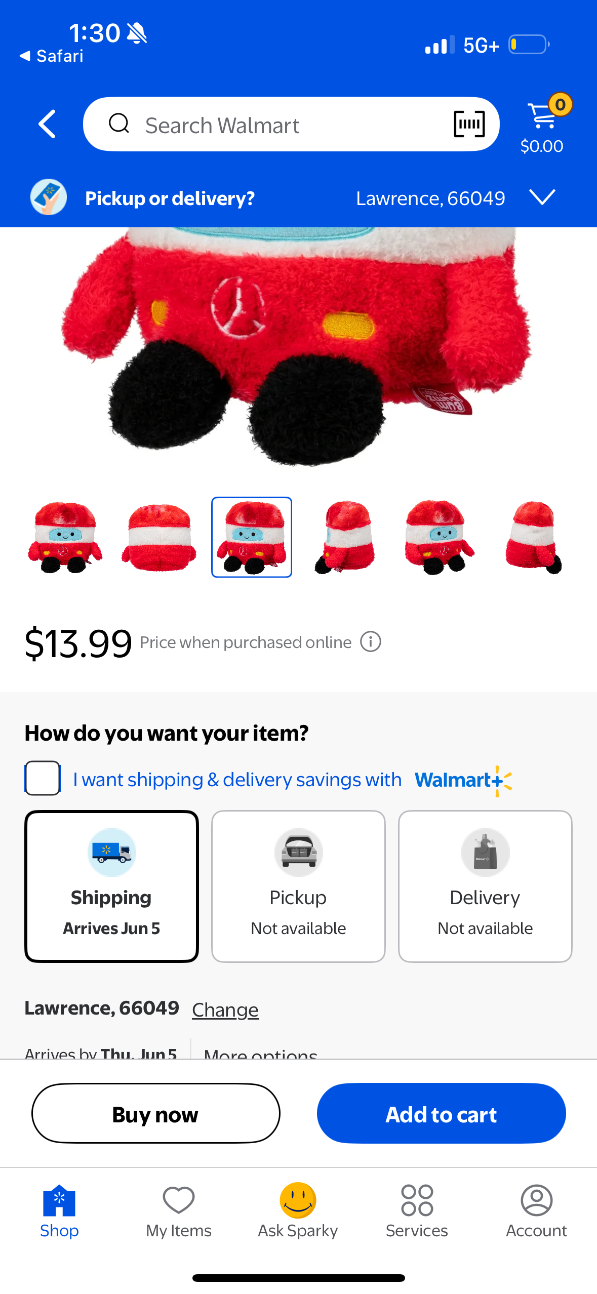 BumBumz 7.5-inch Plush - Vance Van Collectible Stuffed Toy - GroovyBumz Series