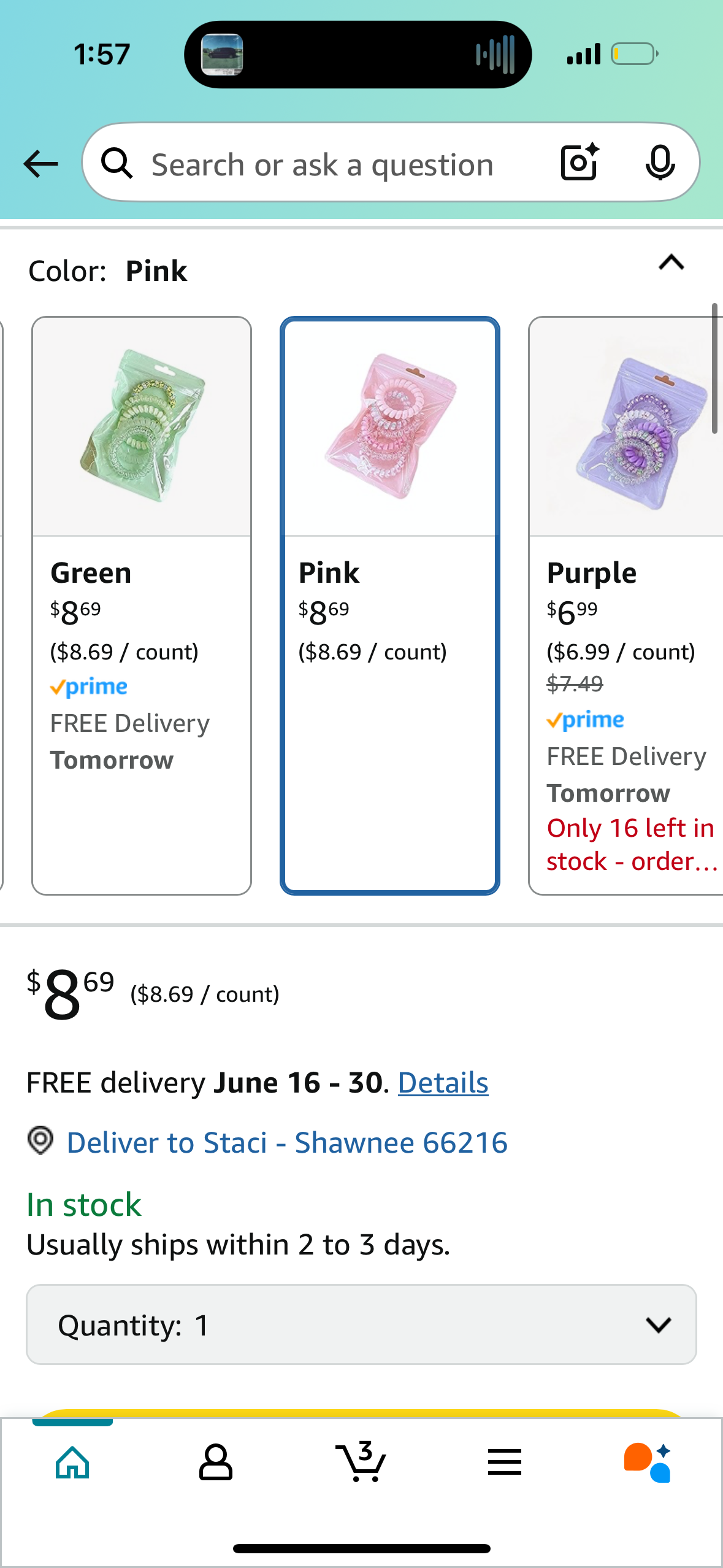 ‼️2 for the price  of 1 ‼️ Spiral Hair Ties, 6pcs/set Multicolour Ponytail Holders For Woman Girls Telephone Cord Hair Coils For Thin Hair (Pink)