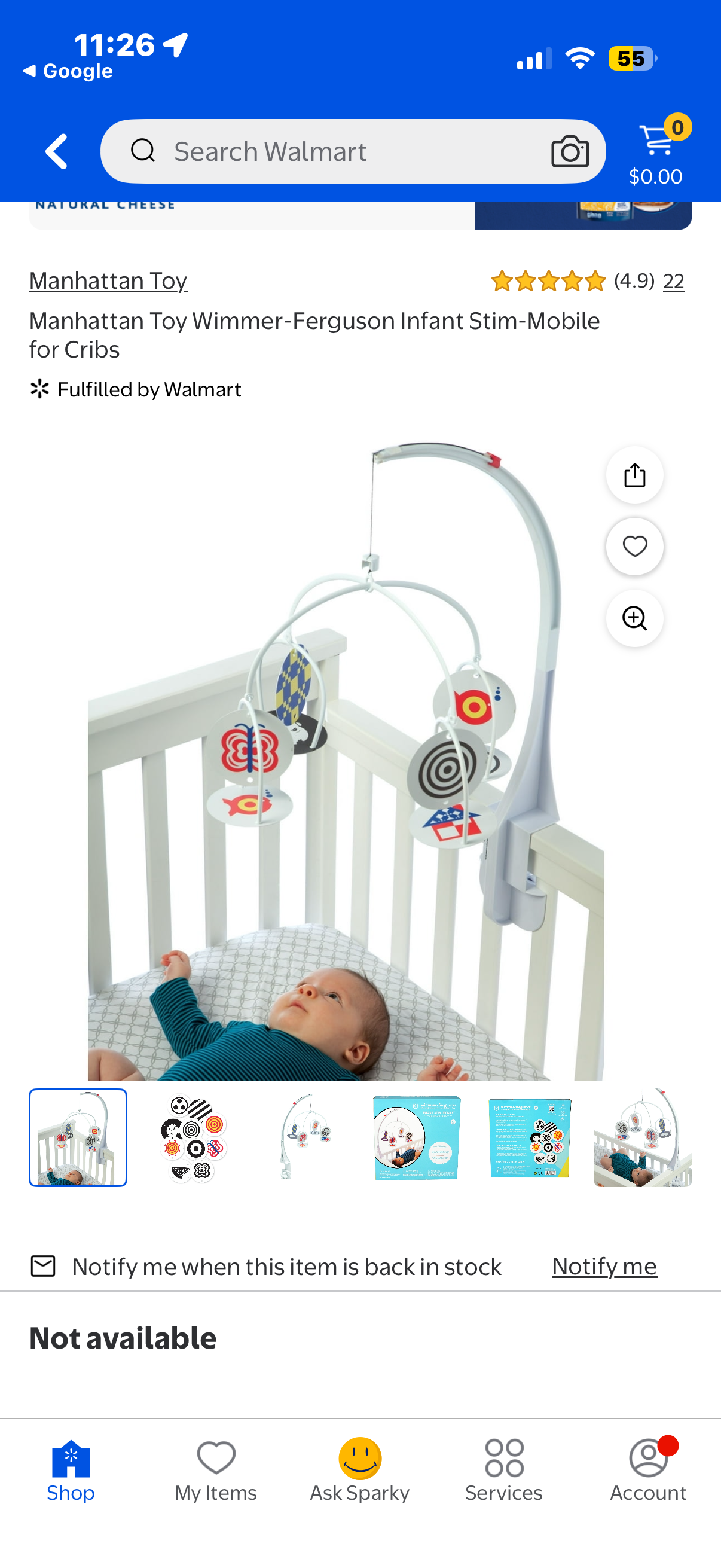 Manhattan Toy Wimmer-Ferguson Infant Stim-Mobile for Cribs