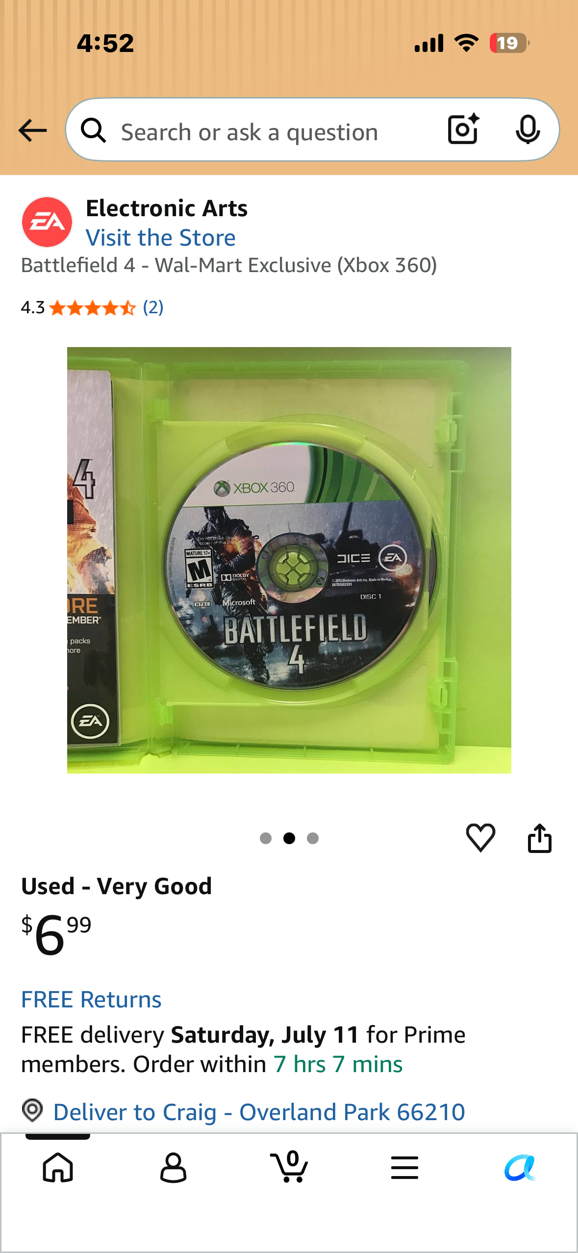 Battlefield 4 - Wal-Mart Exclusive (Xbox 360)