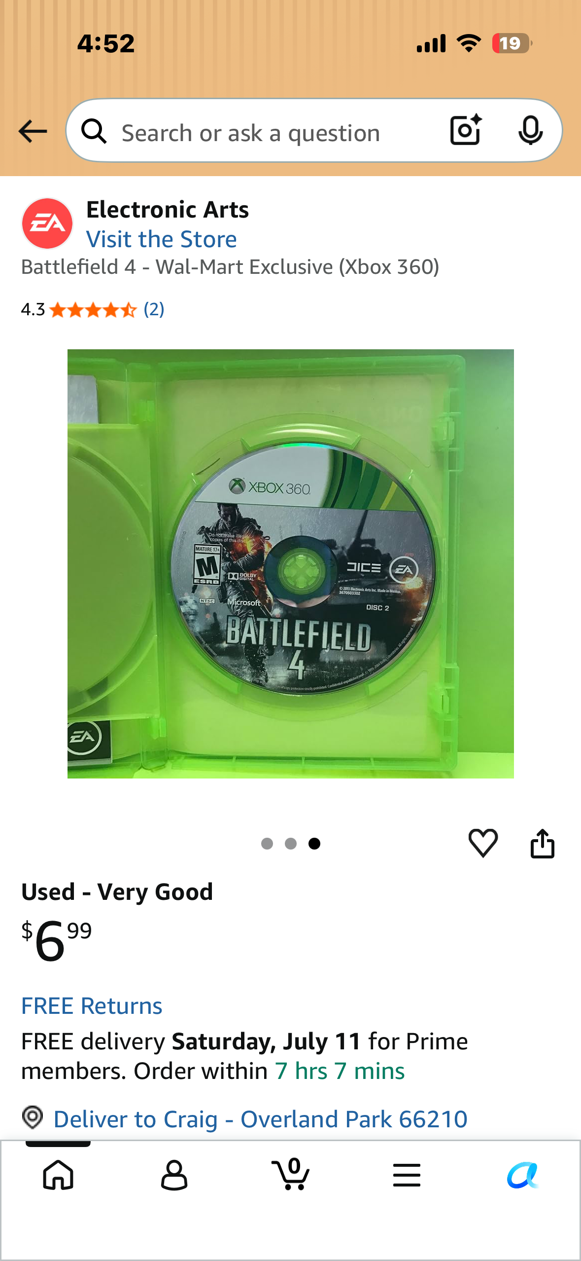 Battlefield 4 - Wal-Mart Exclusive (Xbox 360)
