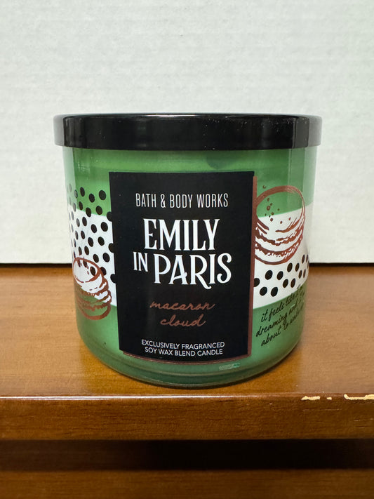Bath and Body Works - Emily in Paris, Macaron Cloud, 3-Wick Candle