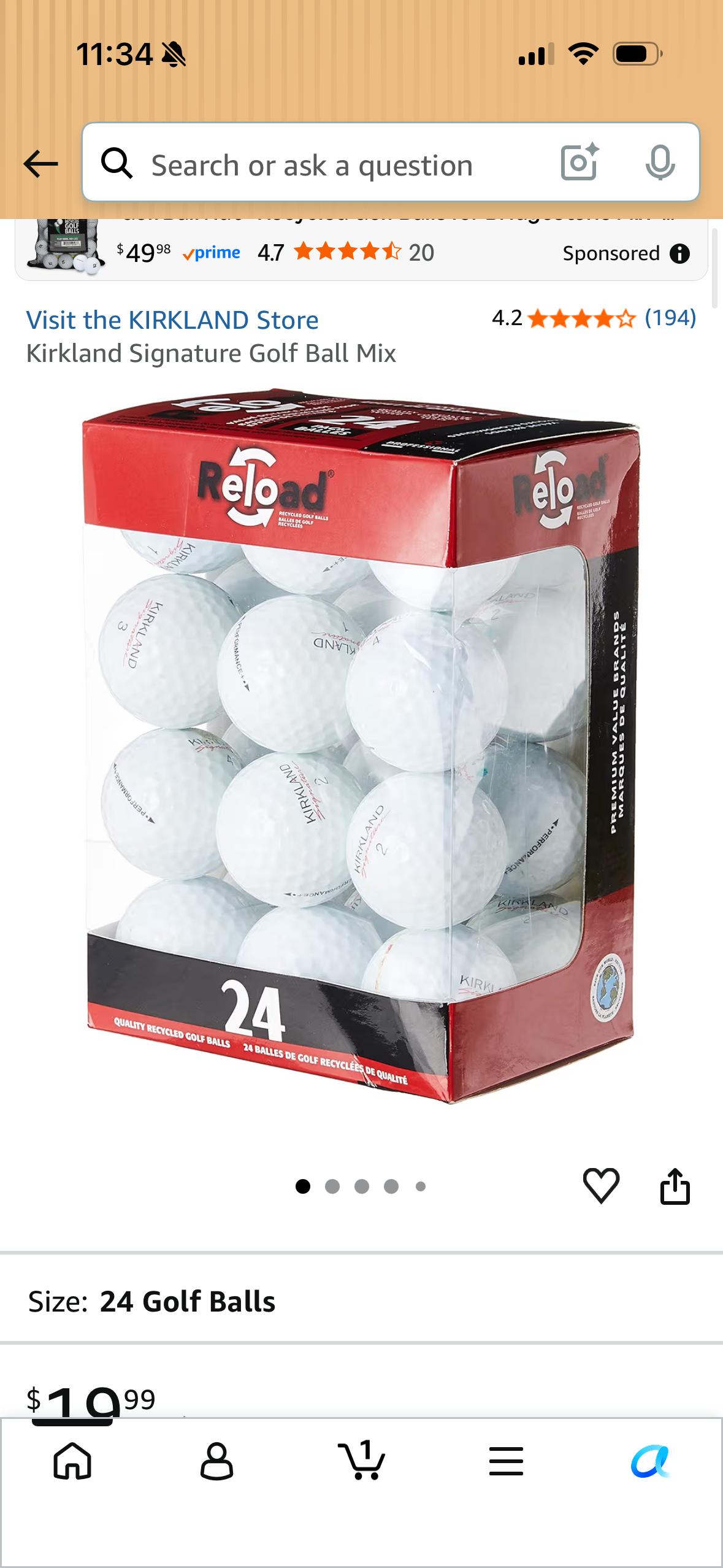 Quality Recycled Golf Balls Kirkland Signature Golf Ball Mix