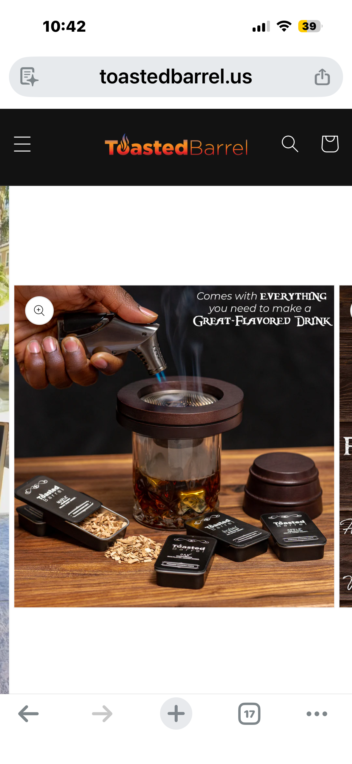 TOASTED BARREL Premium Cocktail Smoker Kit