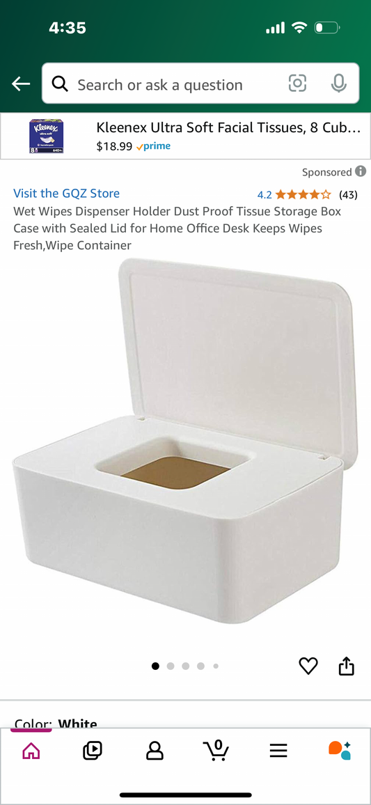 Wet Wipes Dispenser Holder Dust Proof Tissue Storage Box Case with Sealed Lid for Home Office Desk Keeps Wipes Fresh,Wipe Containero