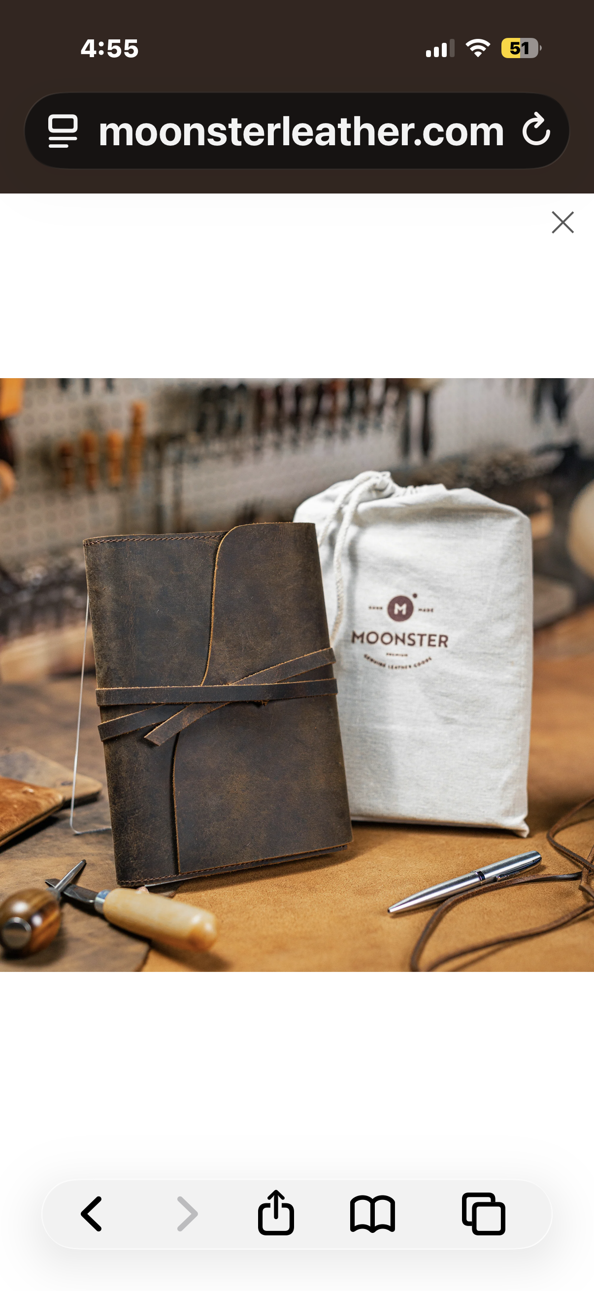 LEATHER REFILLABLE CLASSIC JOURNAL (LINED)