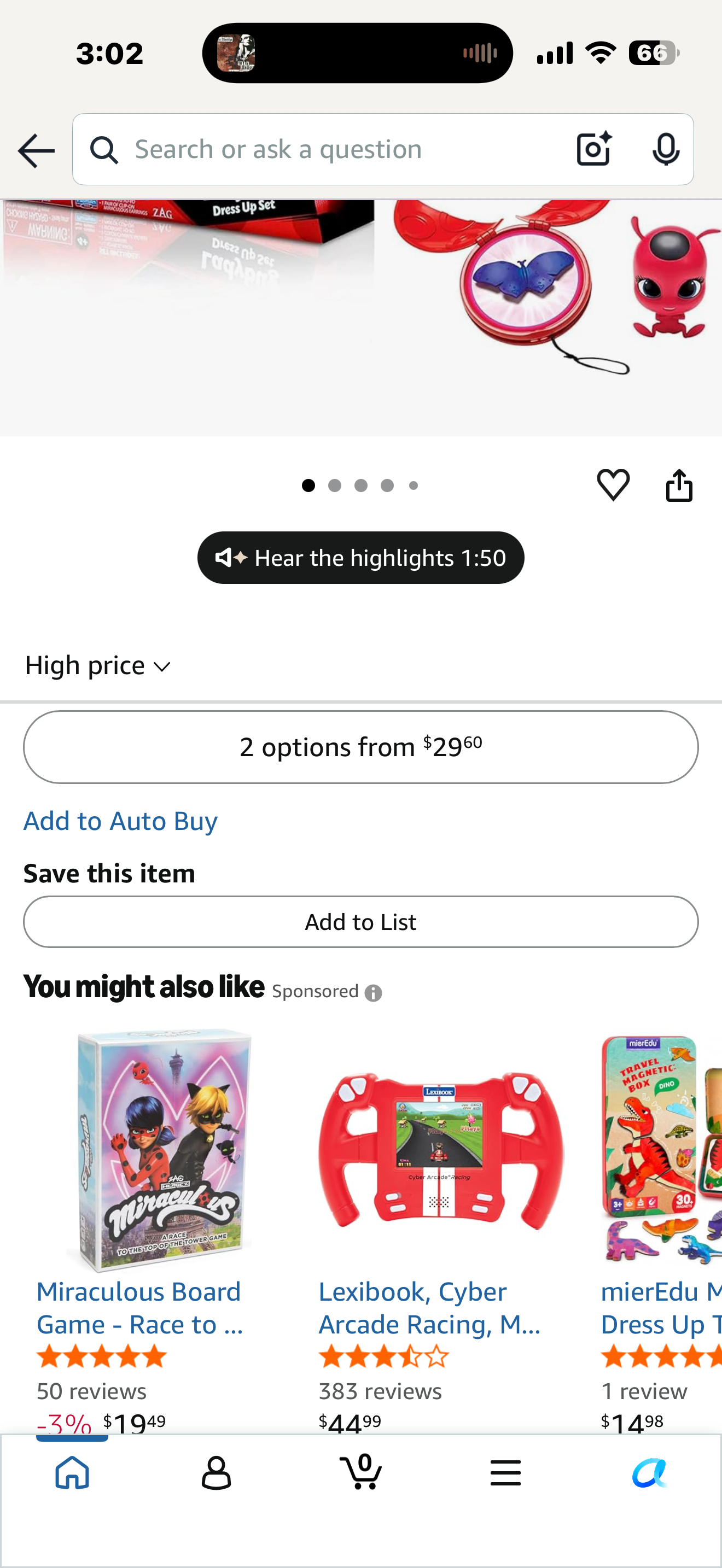 Miraculous P50601 Heroez Ladybug Role Play Set