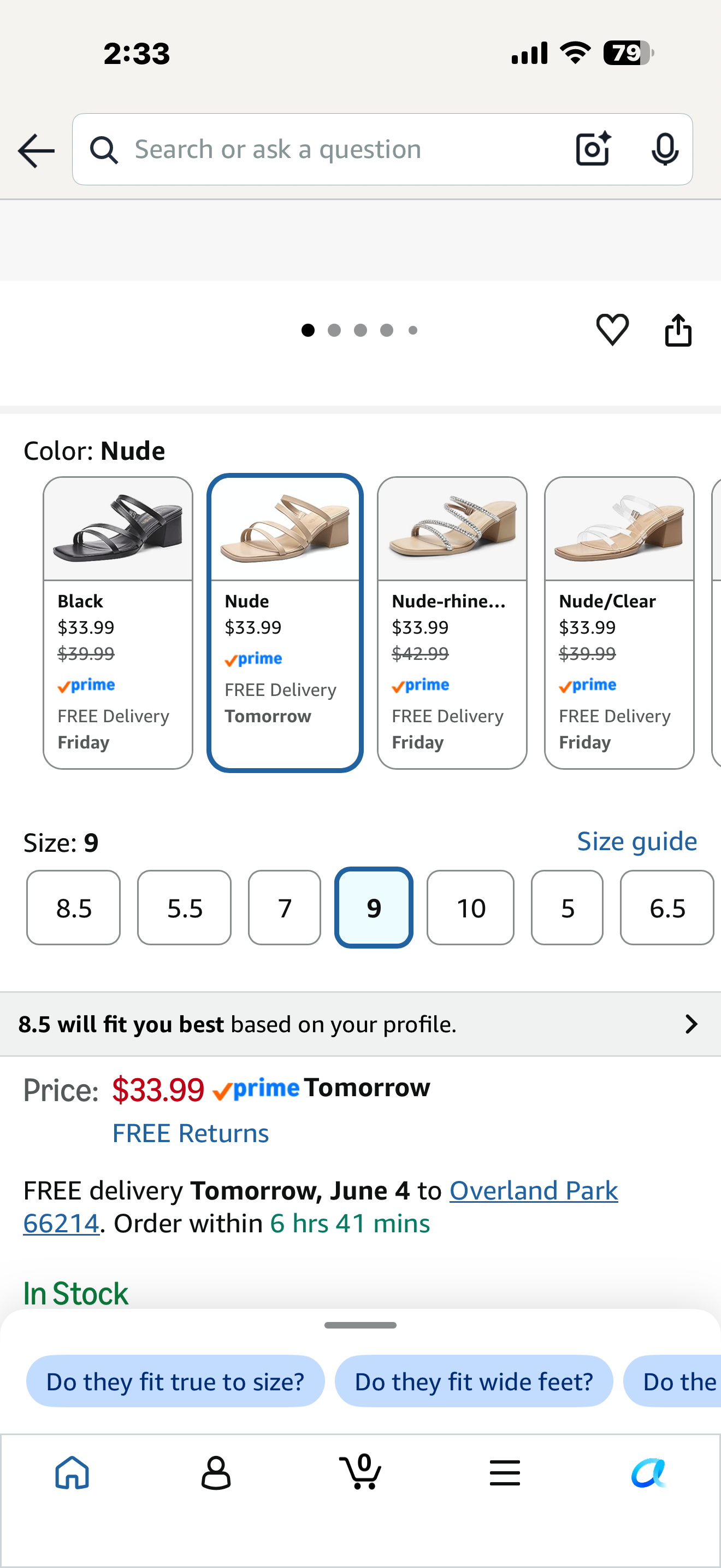 DREAM PAIRS Women's Strappy Heels Block Open Toe Low Heel Chunky Mules Sandals Dress Shoes (Gold, Size 9)