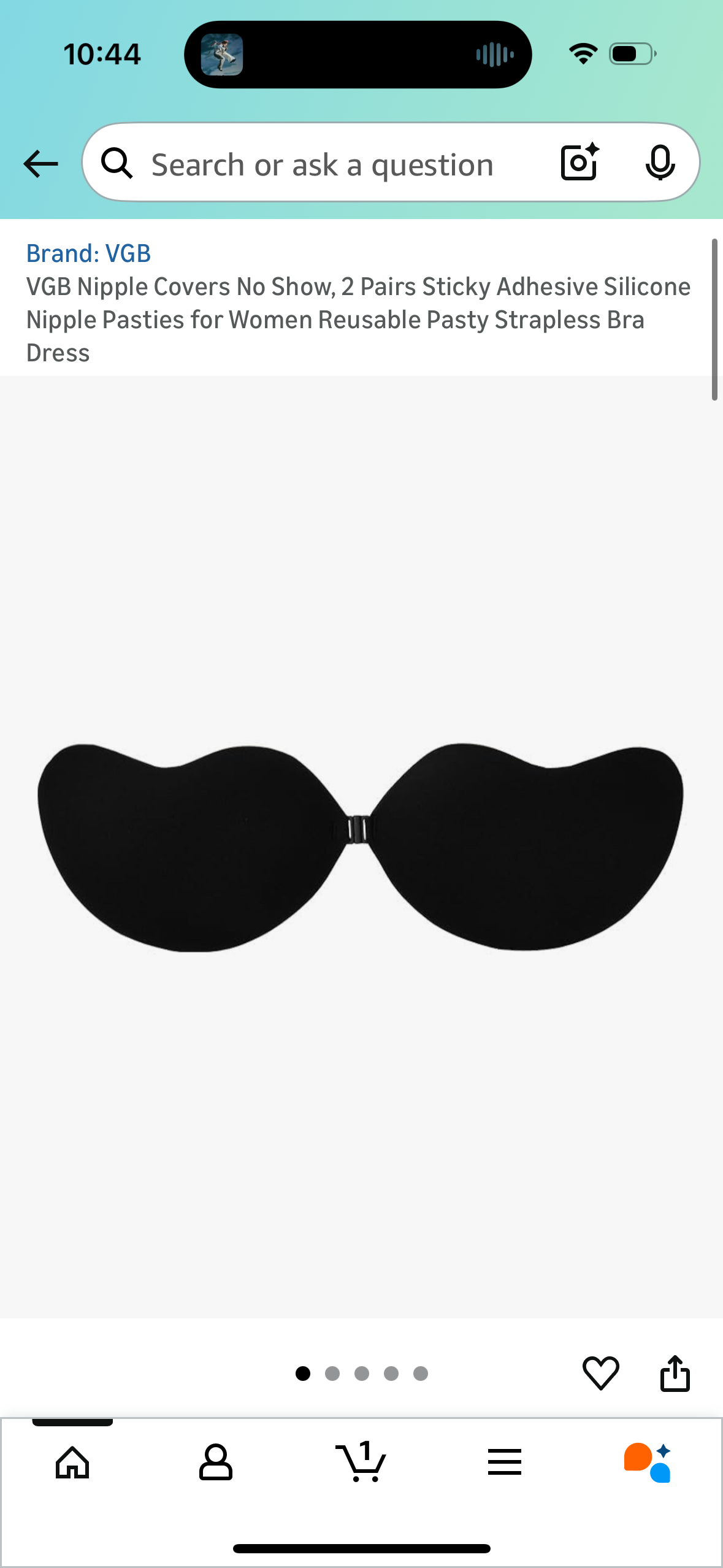 Seamless Silicone Bra with Front Clasp Strong Support, Comfortable Fit, Enhances Shape (Size A-B Cup)