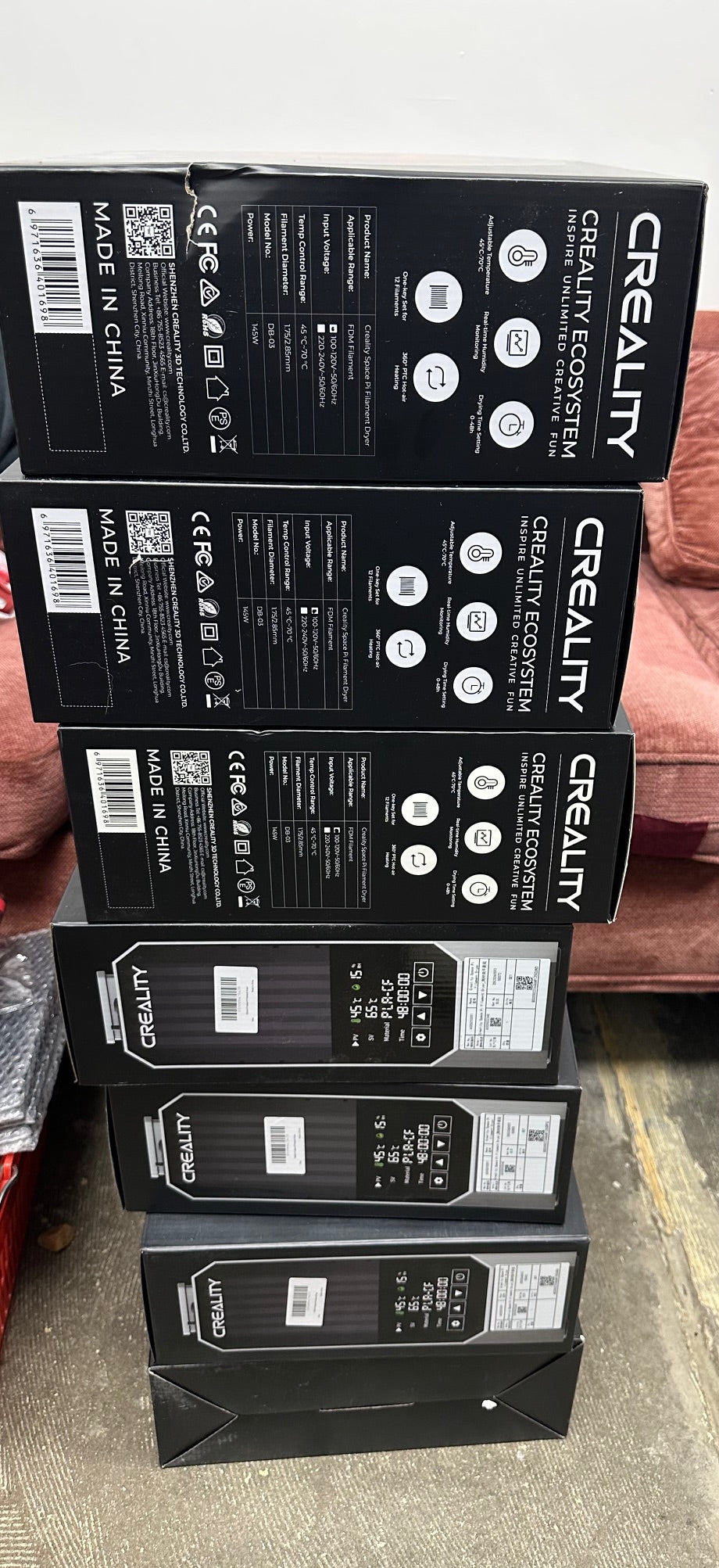 Official Creality Filament Dryer-Christmas Gifts, Space Pi Filament Dryer